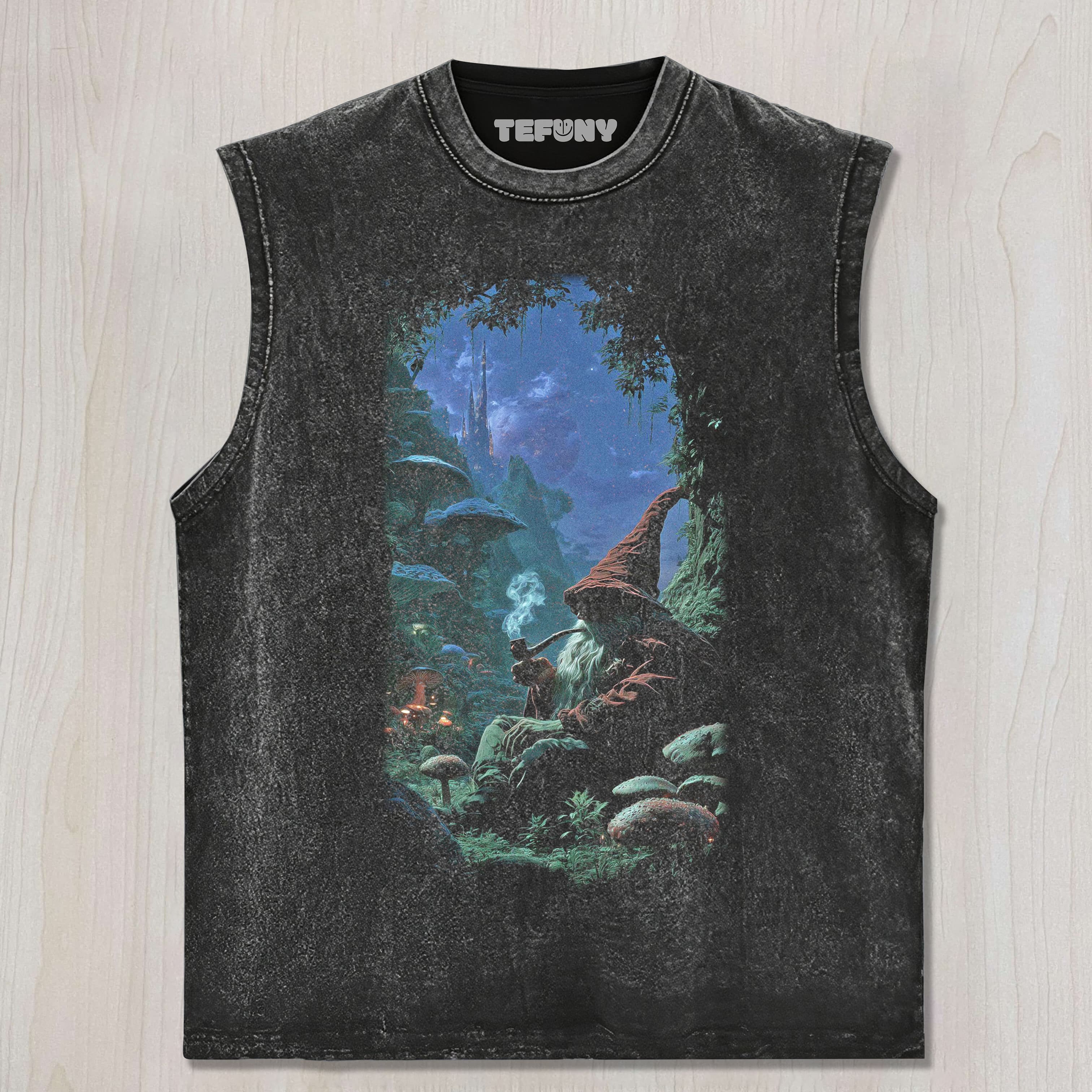 SMOKING WIZARD UNISEX TEE, TANK TOP, LAYERED LS, SWEATSHIRT & HOODIE