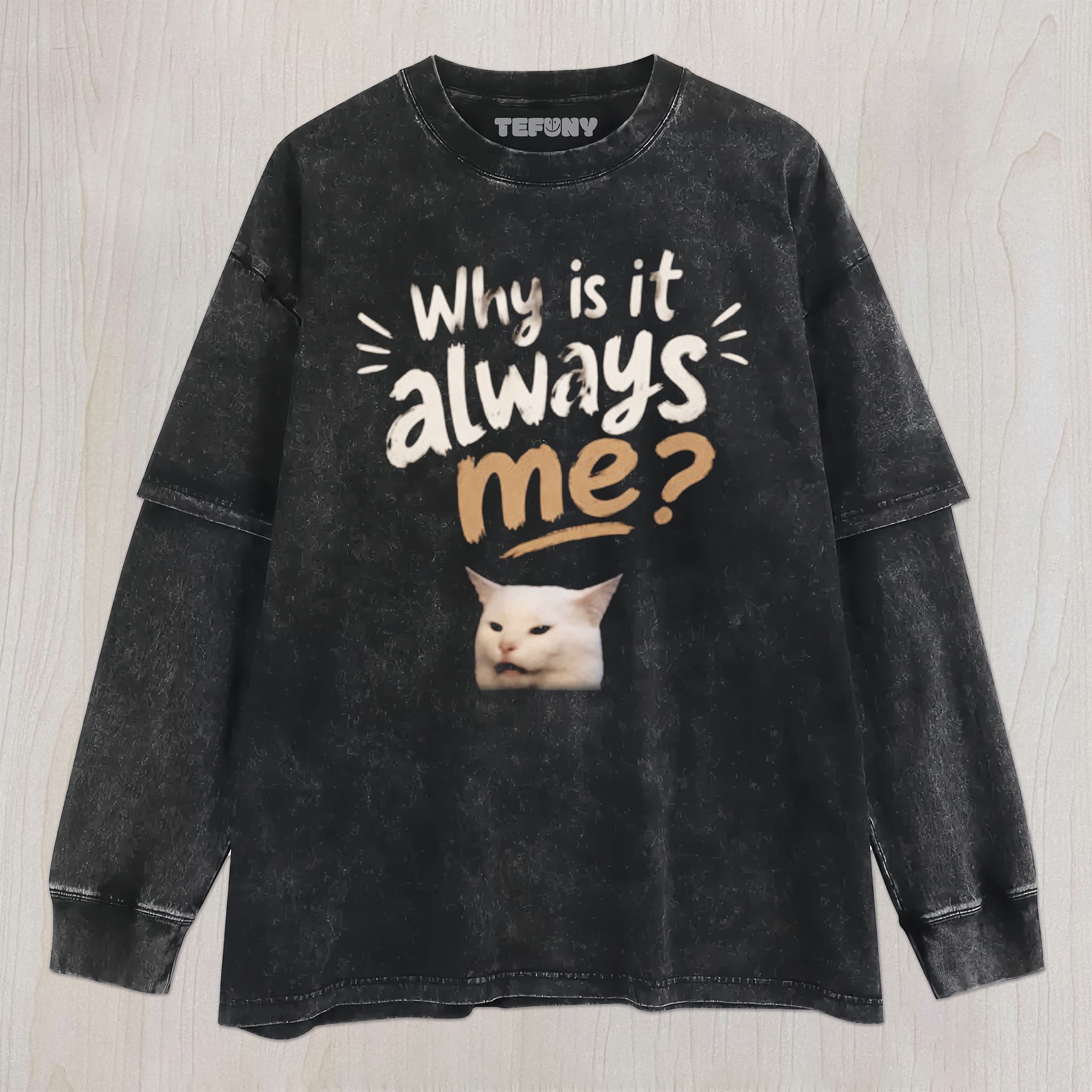 SMUDGE THE CAT UNISEX TEE, TANK TOP, LAYERED LS, SWEATSHIRT & HOODIE
