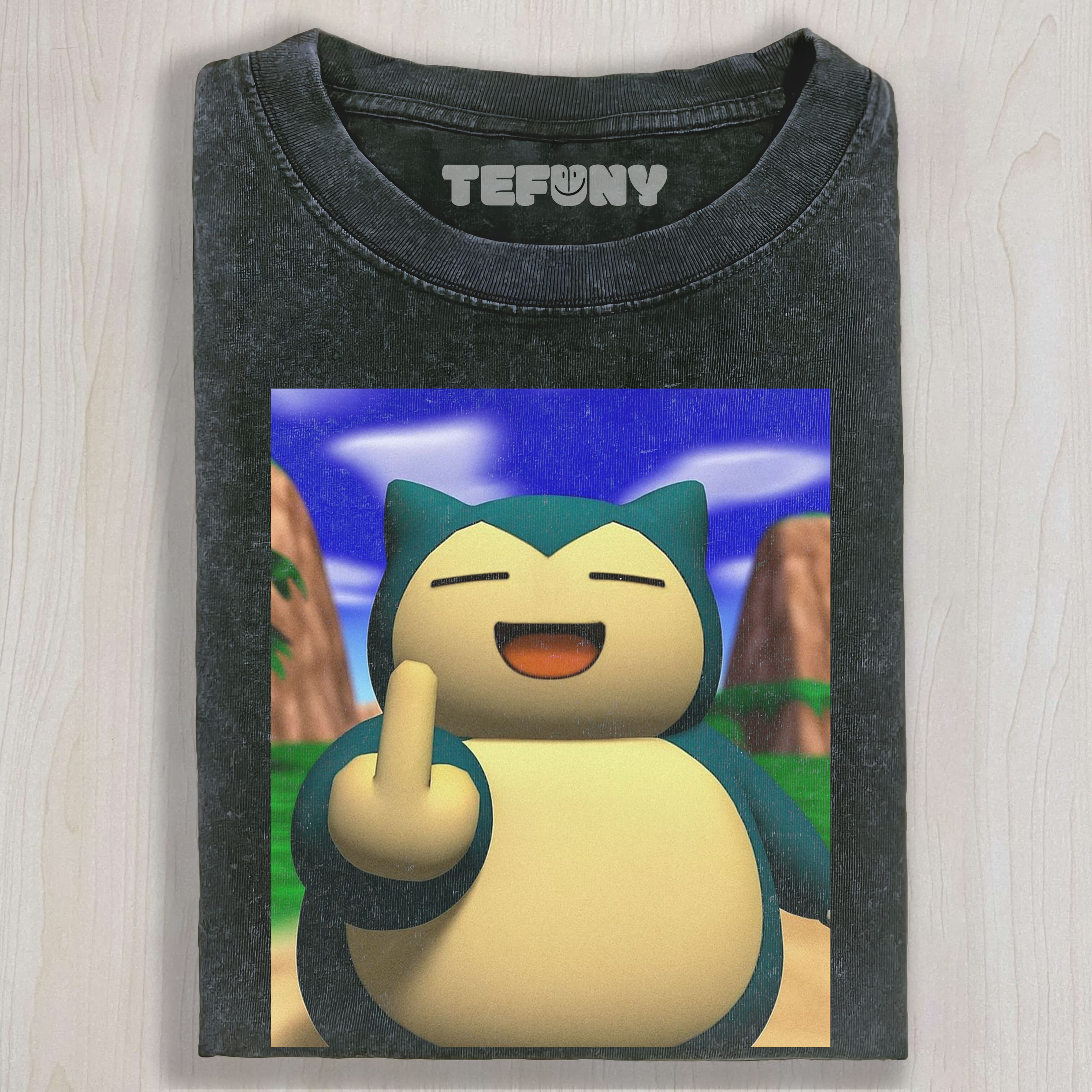 SNORLAX MIDDLE FINGER UNISEX TEE, TANK TOP, LAYERED LS, SWEATSHIRT & HOODIE