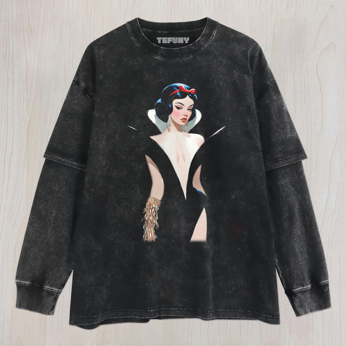 SNOW WHITE SEXY DRESS UNISEX TEE, TANK TOP, LAYERED LS, SWEATSHIRT & HOODIE