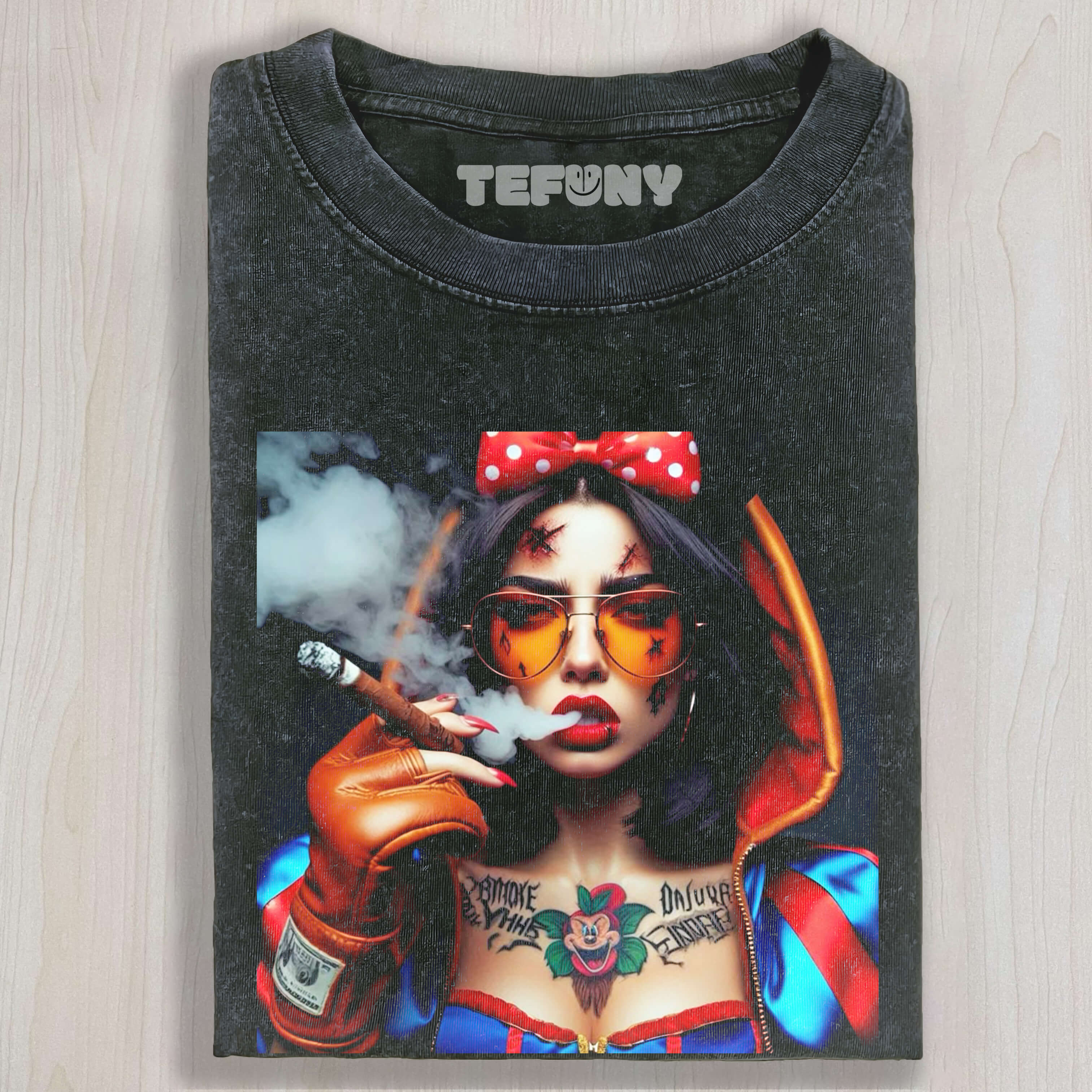 SNOW WHITE SMOKING TEE & SWEAT & HOOD