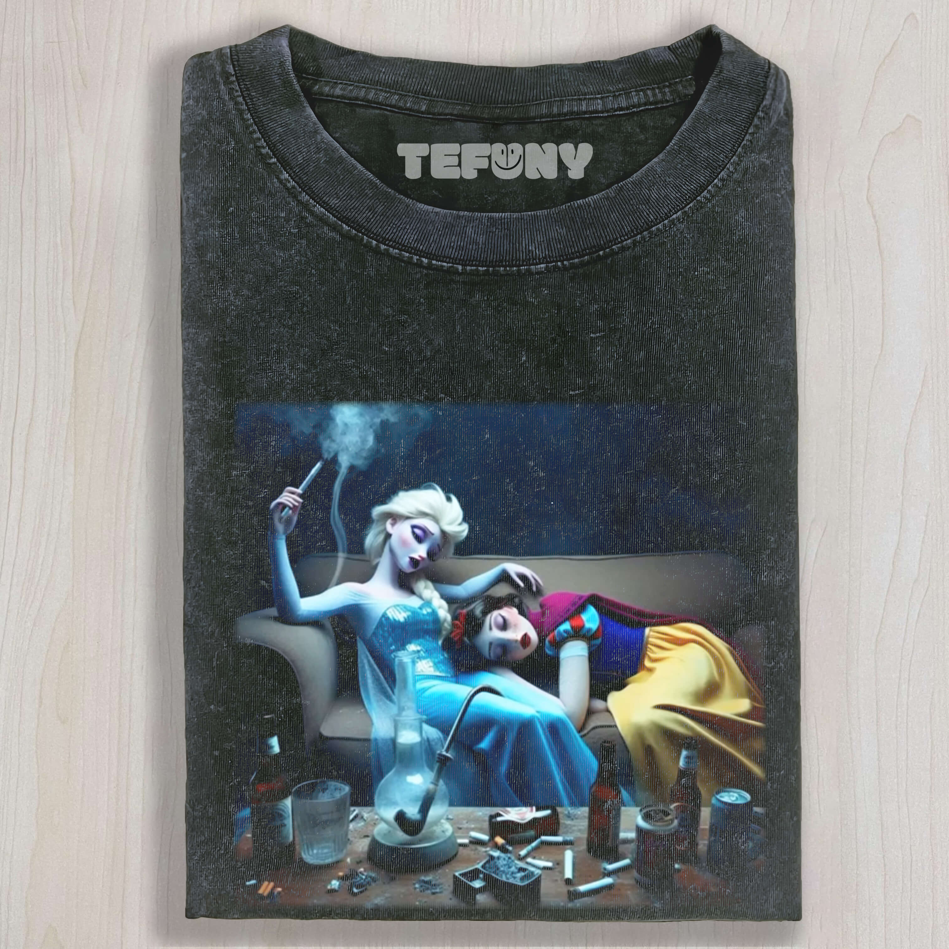 SNOW WHITE AND ELSA TEE & SWEAT & HOOD