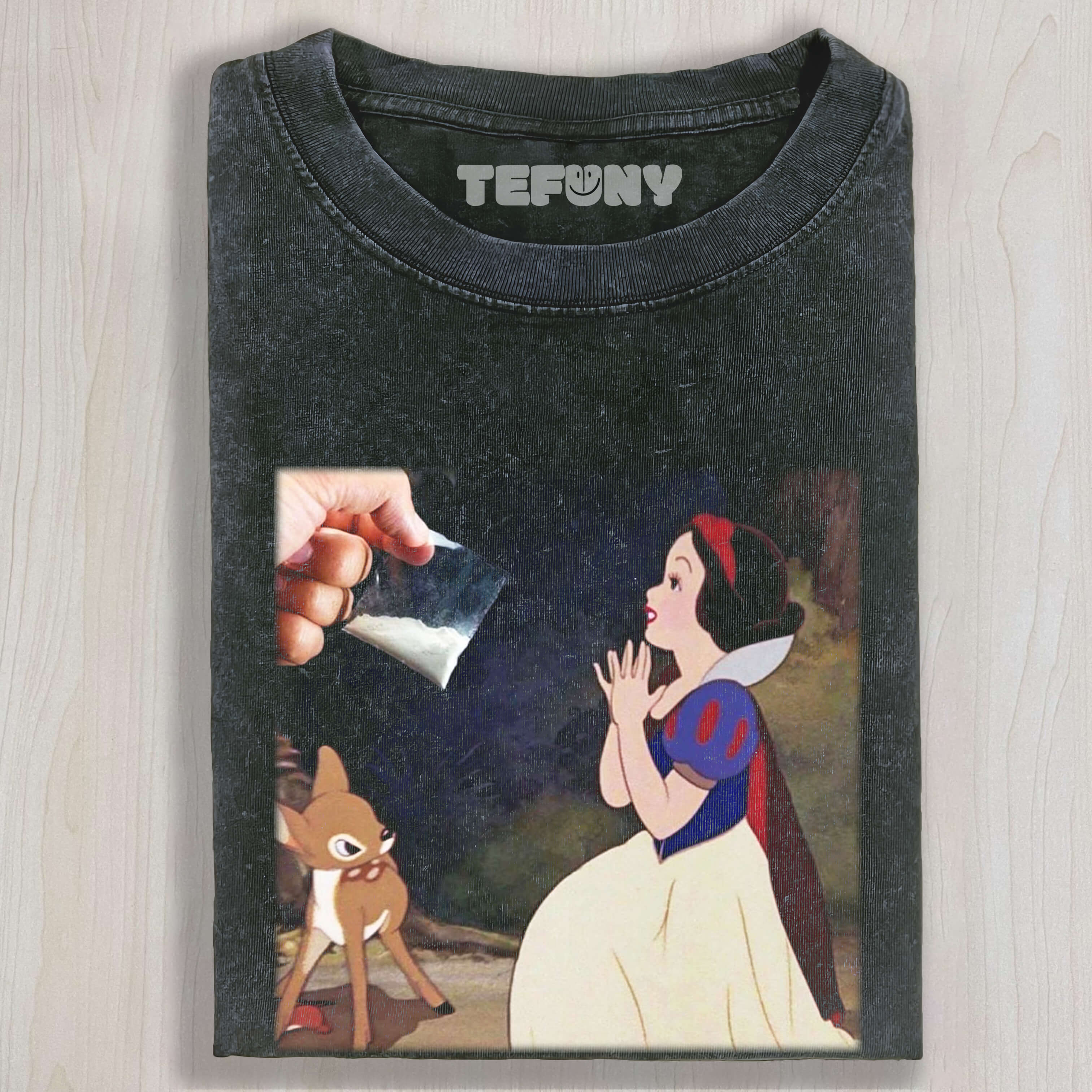 SNOW WHITE SAW THE POWDER TEE & SWEAT & HOOD