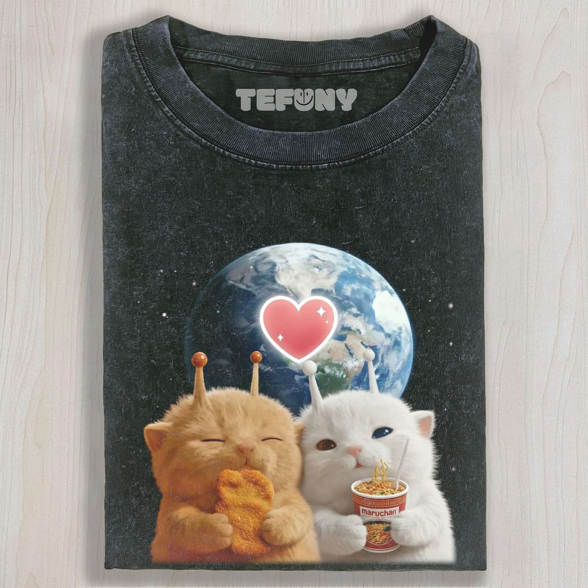 SPACE KITTIES SNACKS & LOVE UNISEX TEE, TANK TOP, LAYERED LS, SWEATSHIRT & HOODIE
