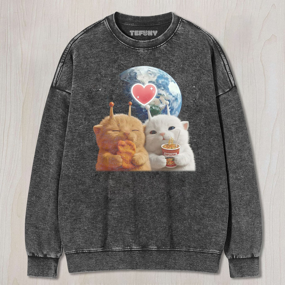 SPACE KITTIES SNACKS & LOVE UNISEX TEE, TANK TOP, LAYERED LS, SWEATSHIRT & HOODIE