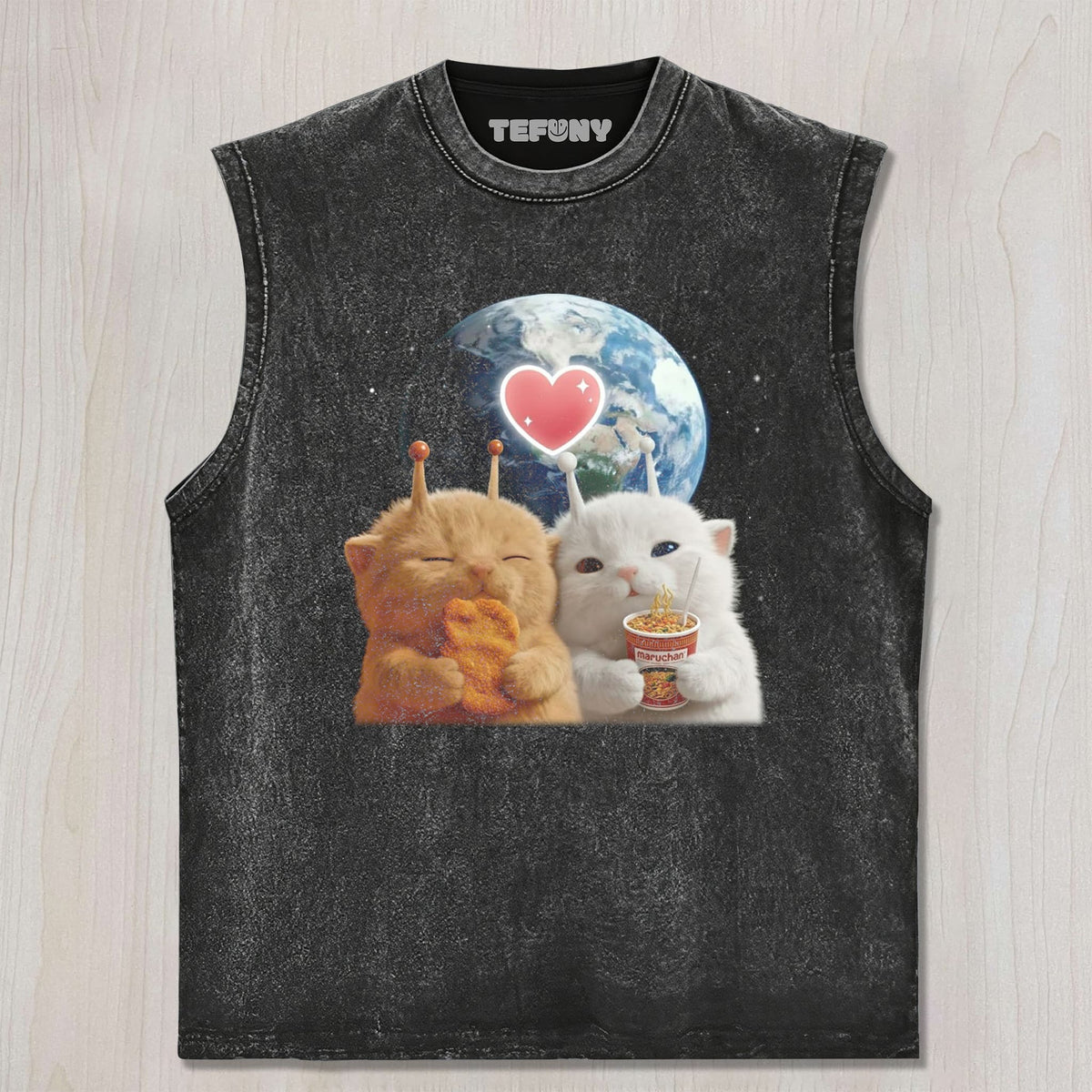 SPACE KITTIES SNACKS & LOVE UNISEX TEE, TANK TOP, LAYERED LS, SWEATSHIRT & HOODIE