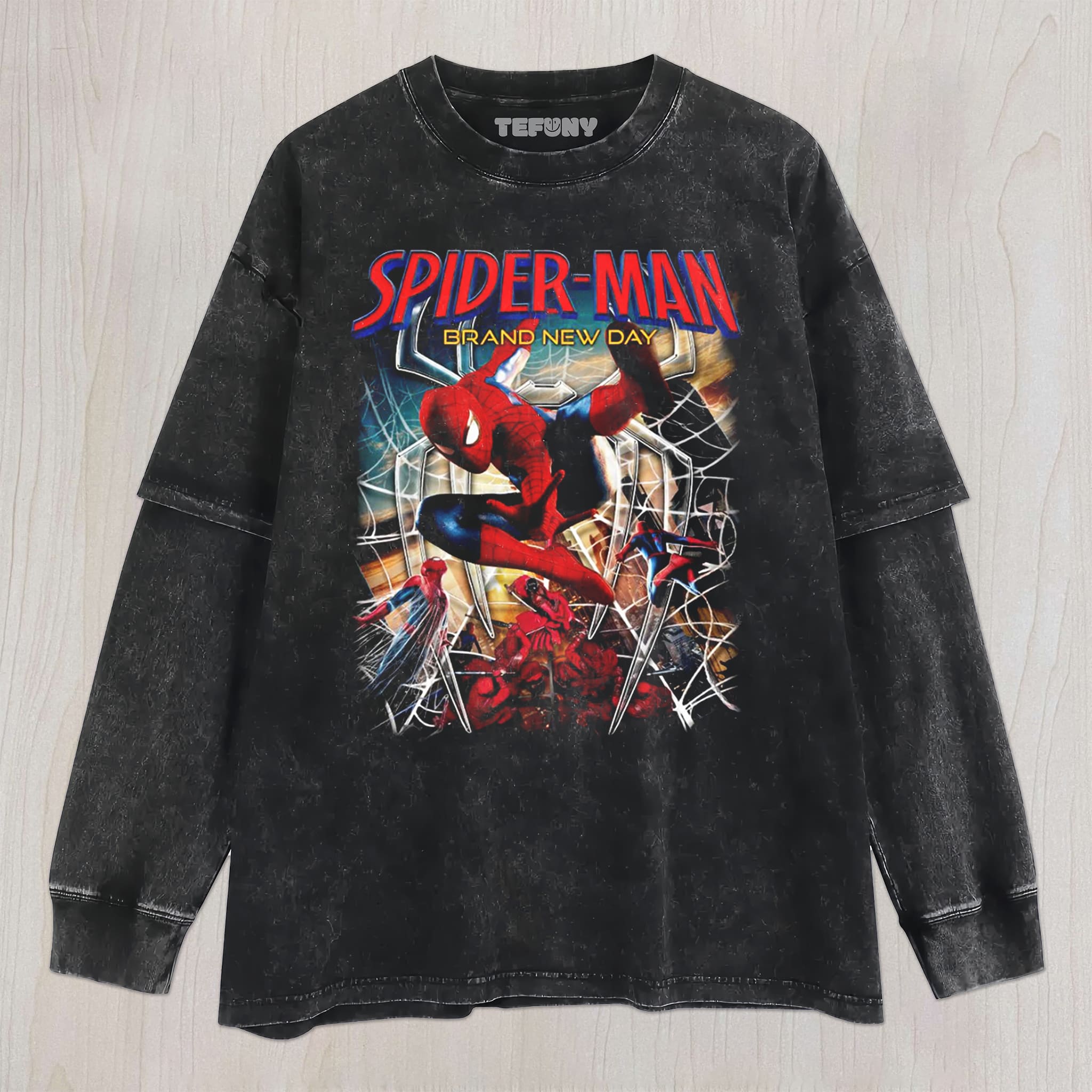 SPIDER-MAN BRAND NEW DAY V13 UNISEX TEE, TANK TOP, LAYERED LS, SWEATSHIRT & HOODIE