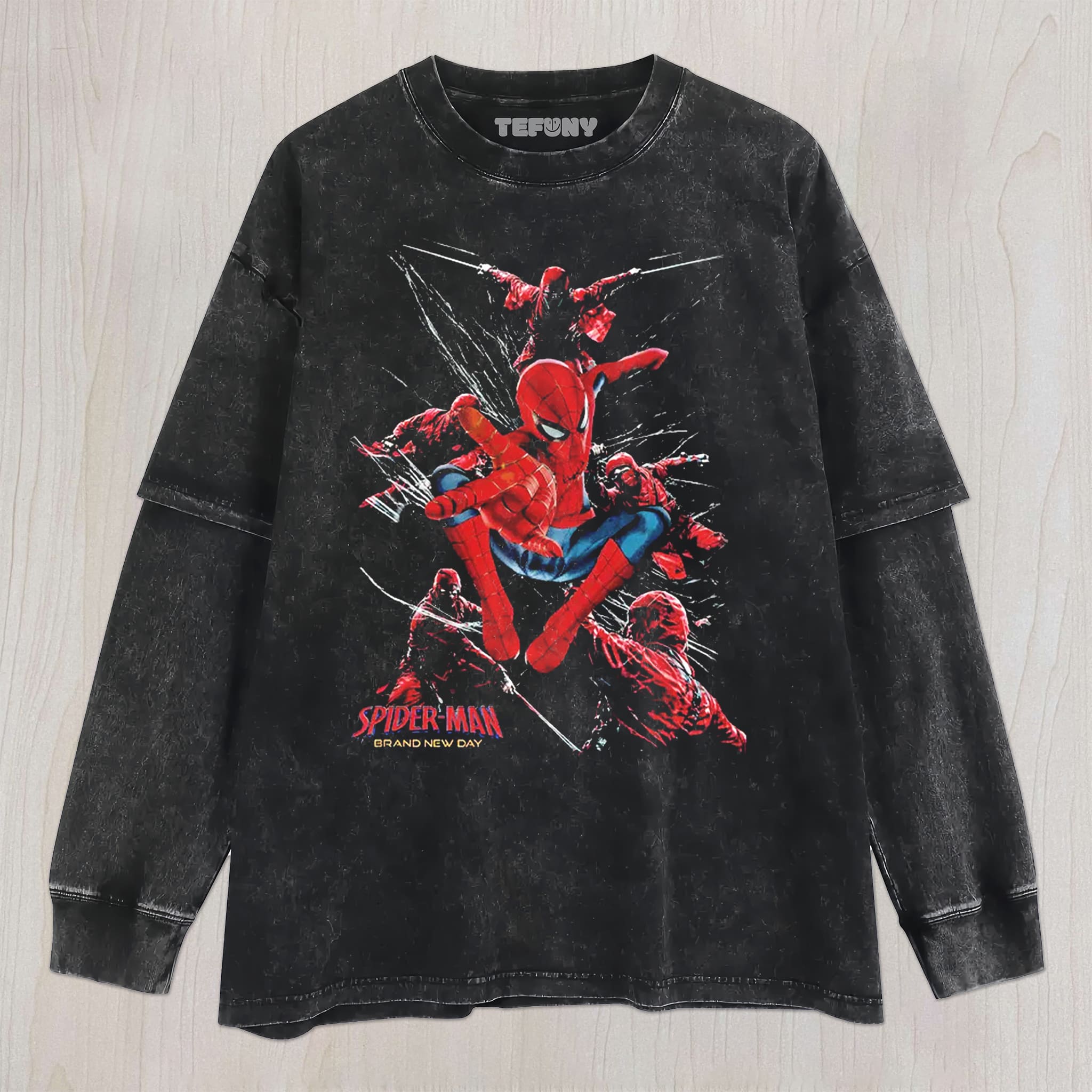 SPIDER-MAN BRAND NEW DAY V18 UNISEX TEE, TANK TOP, LAYERED LS, SWEATSHIRT & HOODIE