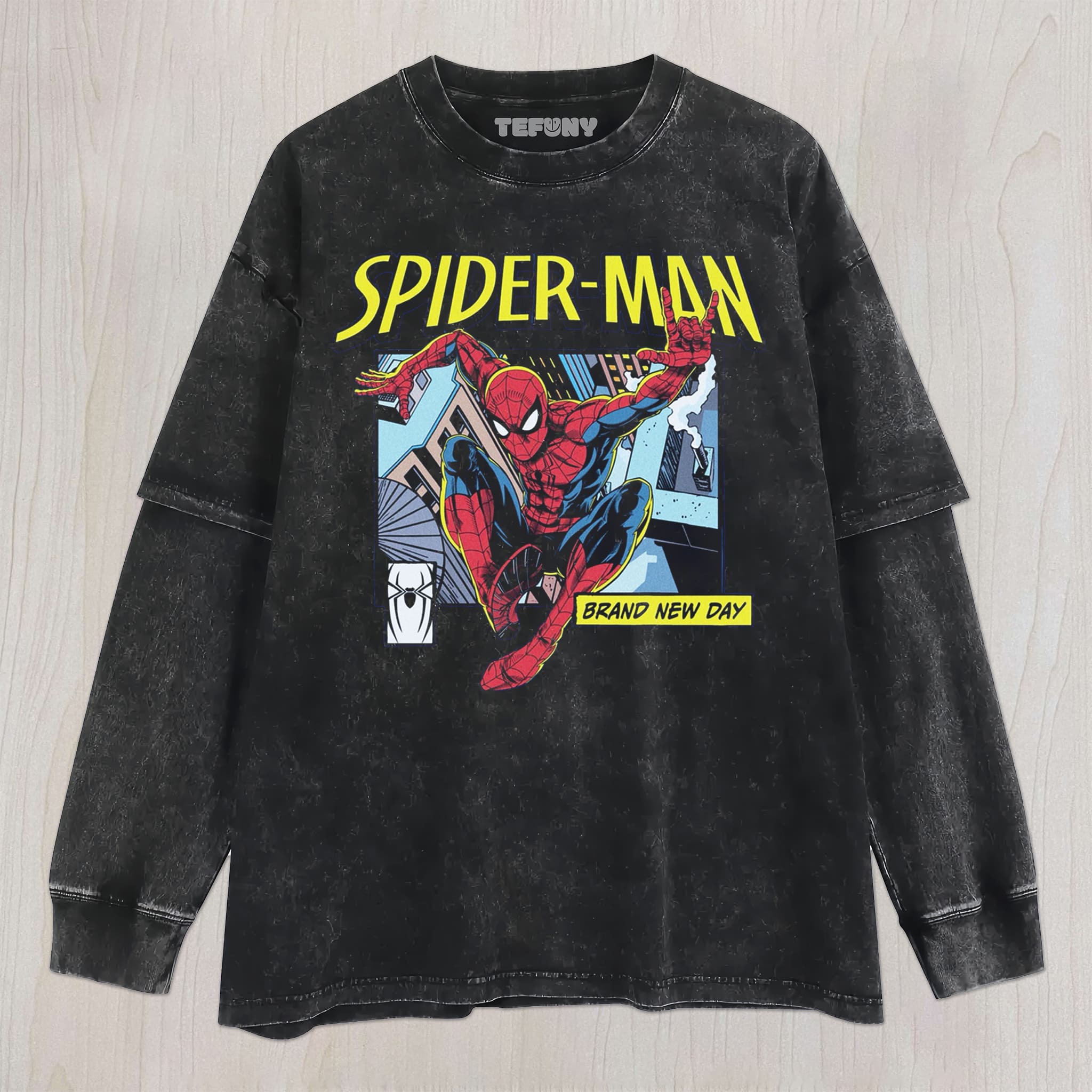 SPIDER-MAN BRAND NEW DAY V4 UNISEX TEE, TANK TOP, LAYERED LS, SWEATSHIRT & HOODIE