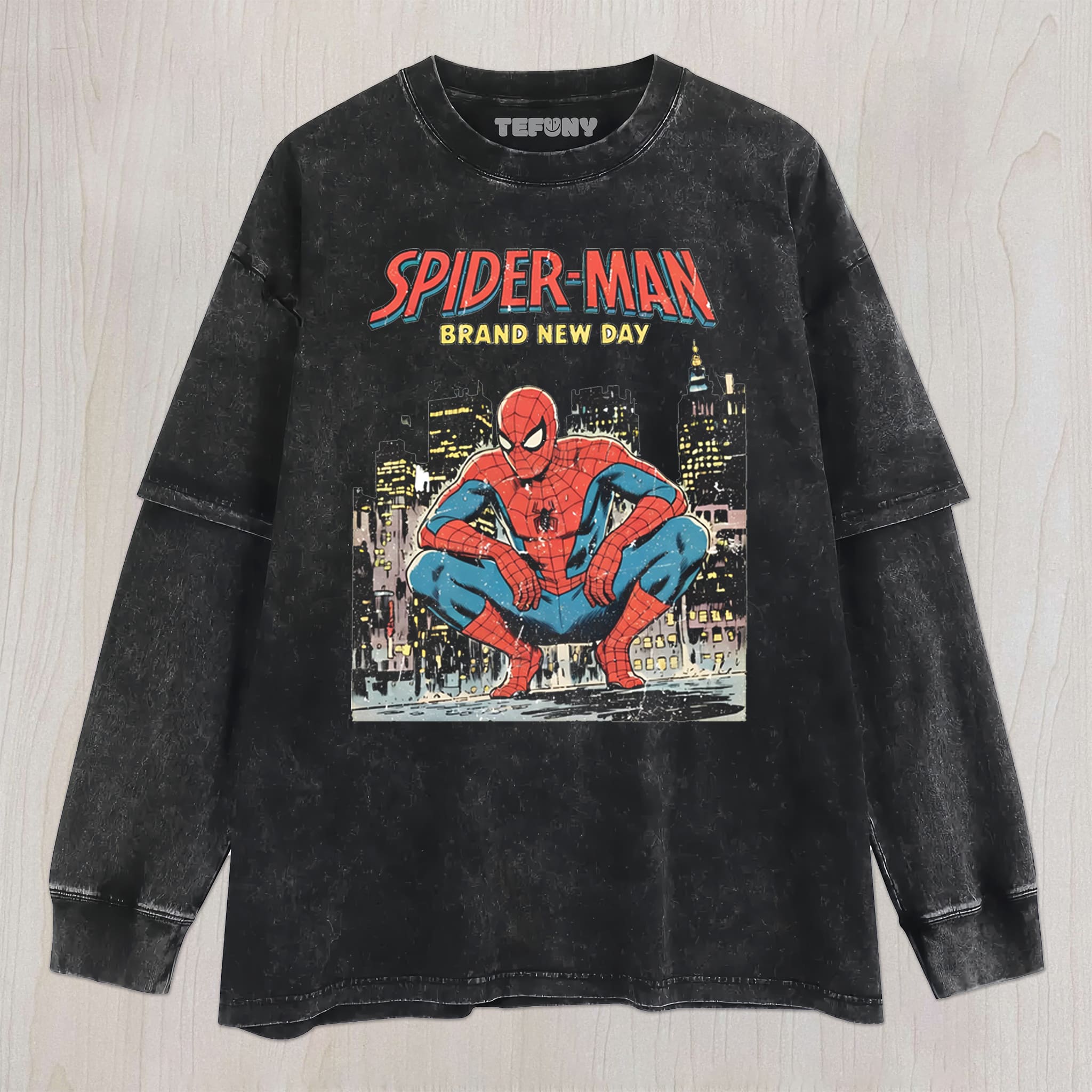 SPIDER-MAN BRAND NEW DAY V8 UNISEX TEE, TANK TOP, LAYERED LS, SWEATSHIRT & HOODIE