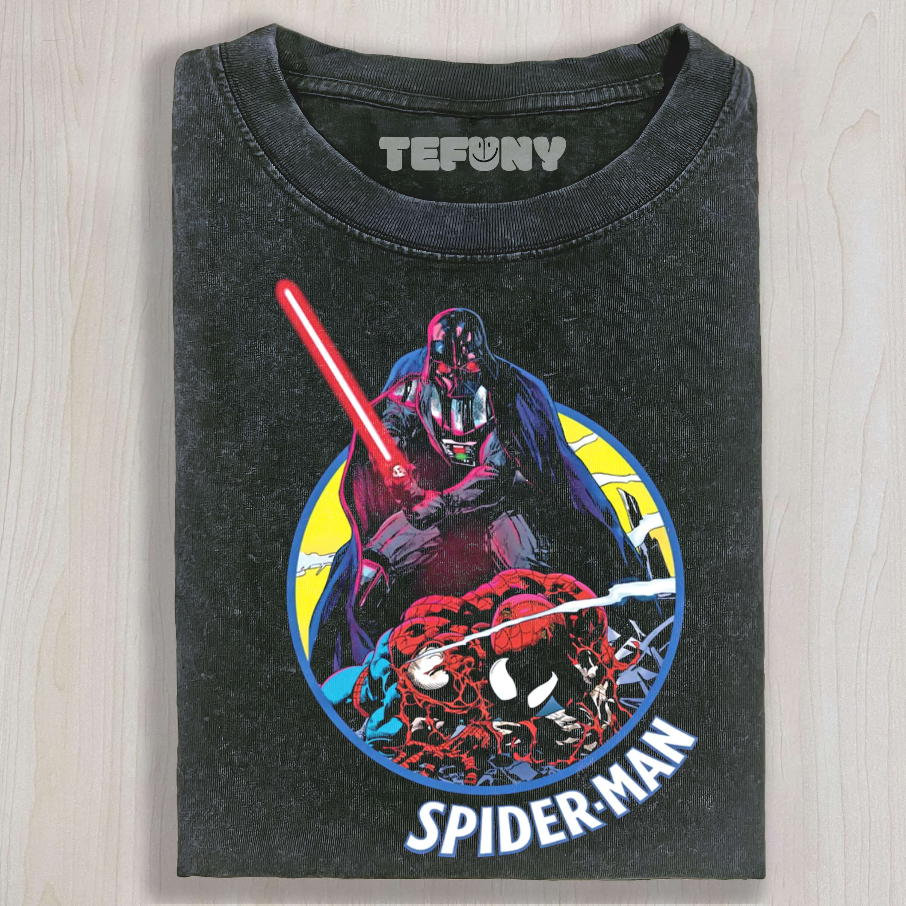SPIDER-MAN AND DARTH VADER T-SHIRT
