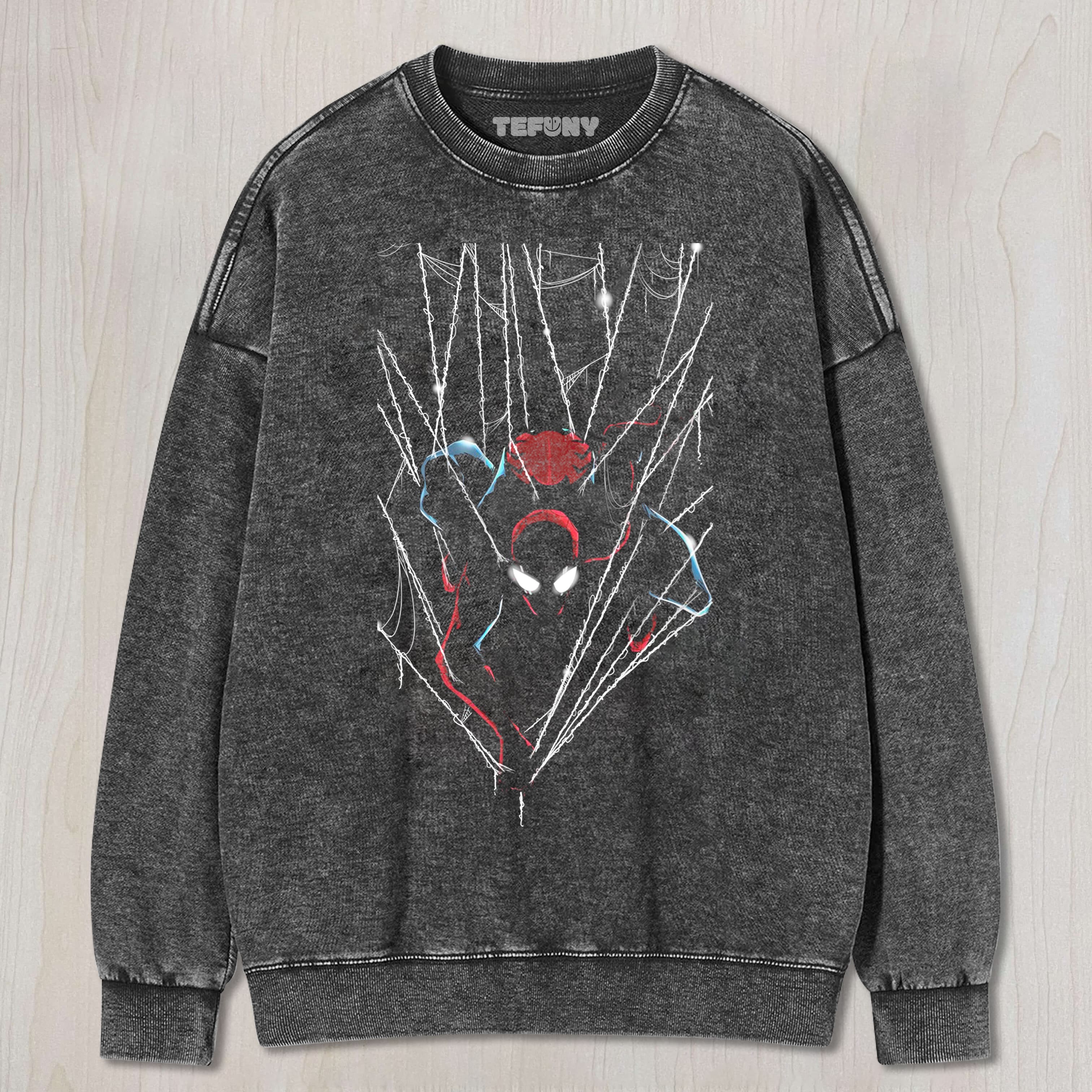 SPIDER-MAN AND THE WEB TEE & SWEAT & HOOD