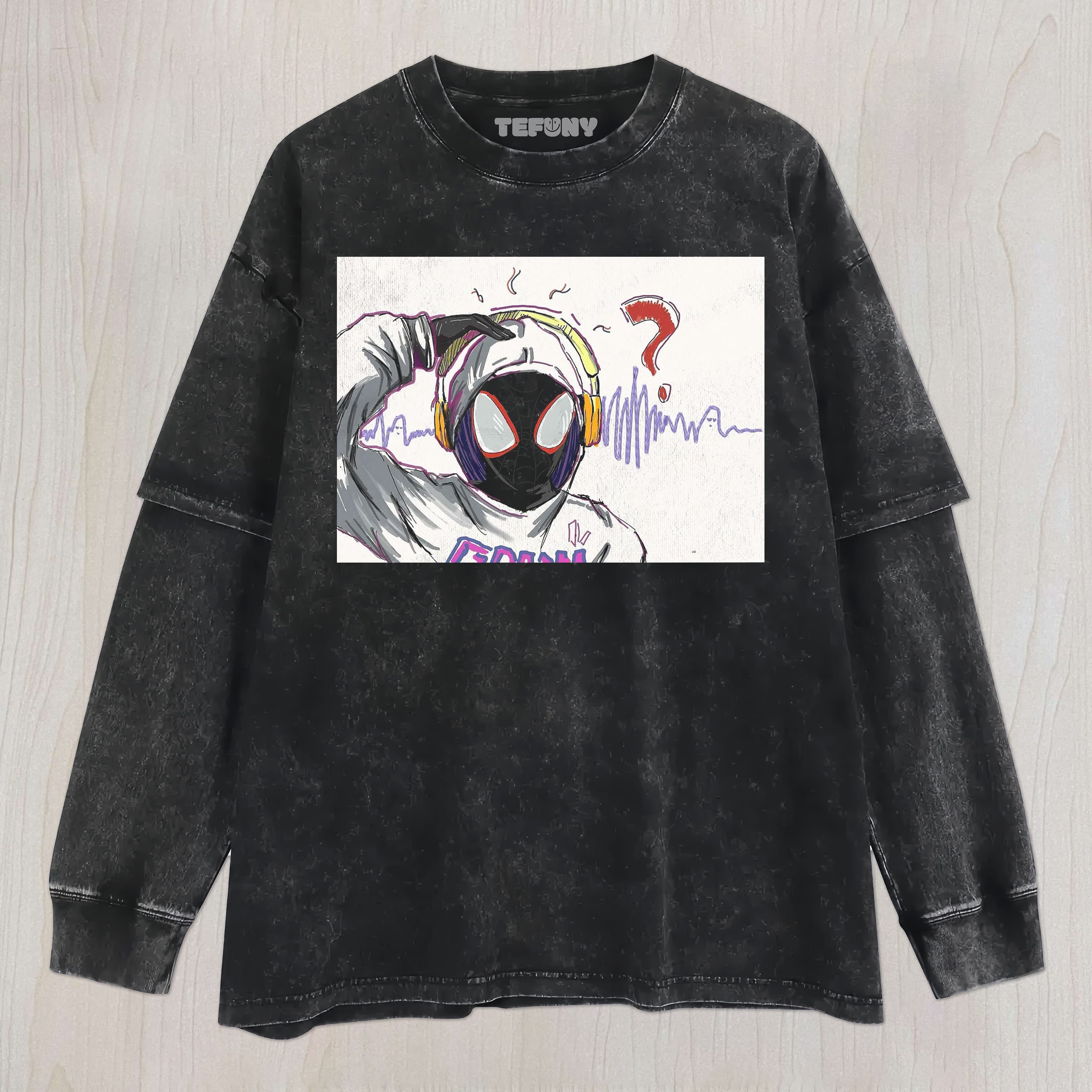 SPIDER-MAN MILES C UNISEX TEE, TANK TOP, LAYERED LS, SWEATSHIRT & HOODIE