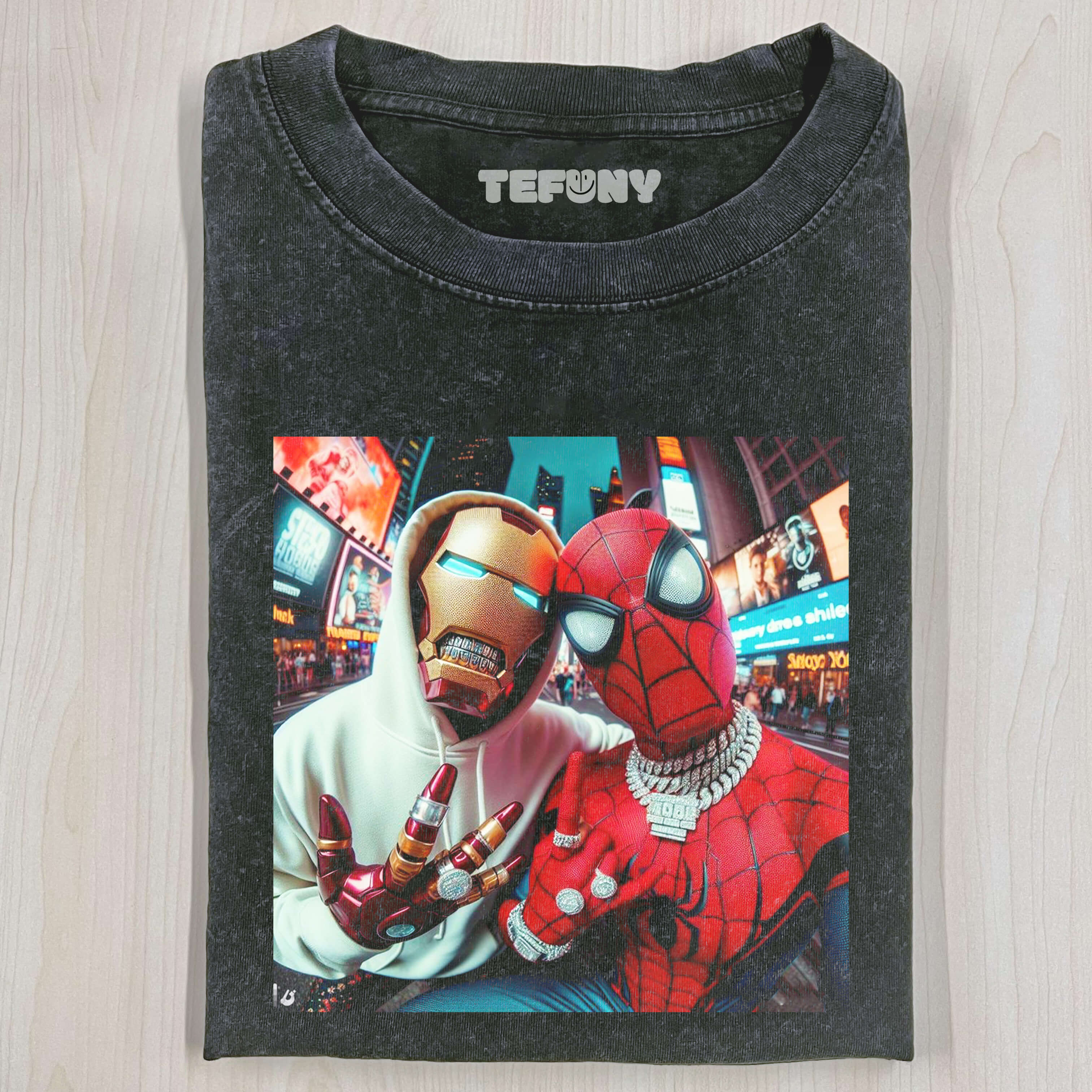 SPIDER-MAN & IRON MAN T-SHIRT V1