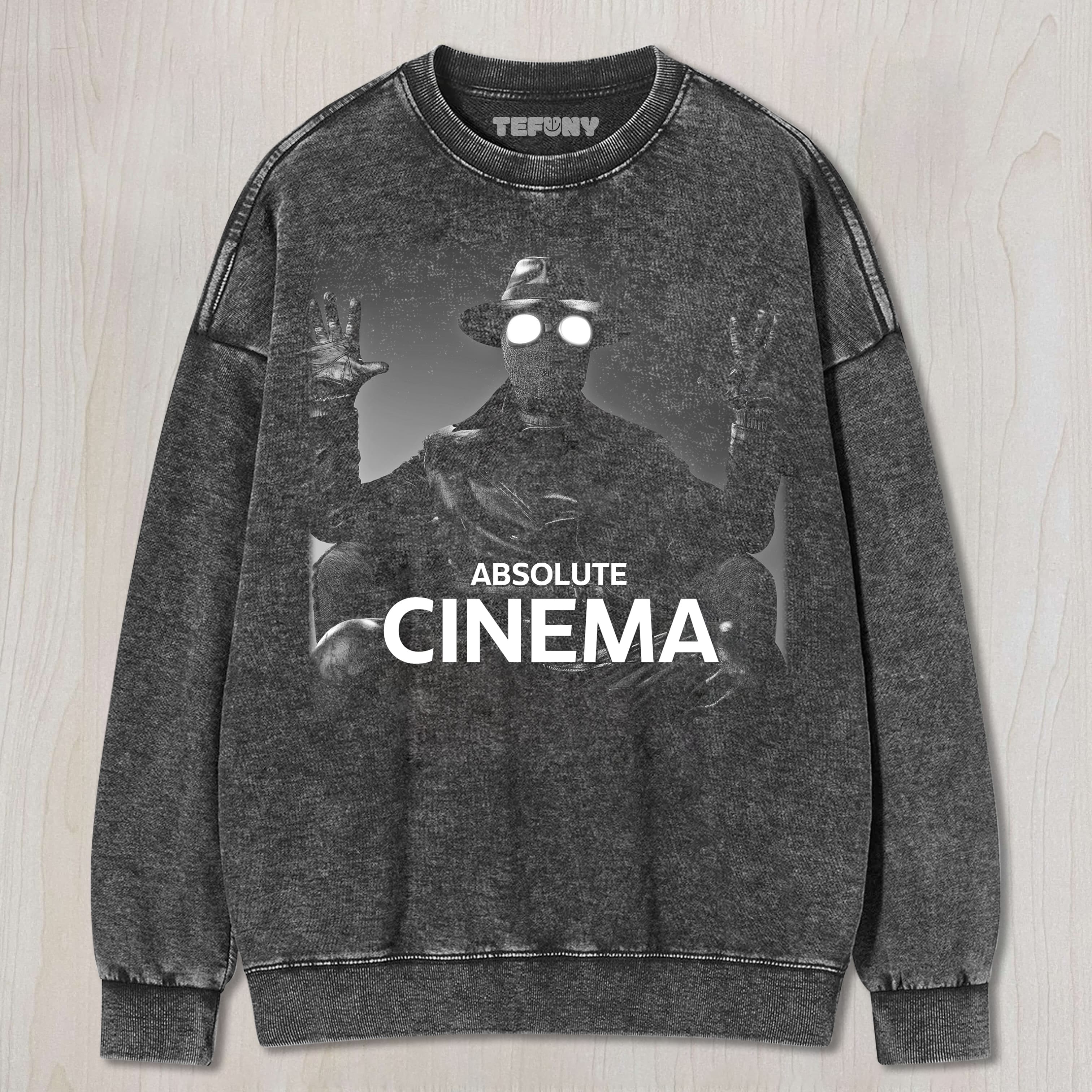 SPIDER-NOIR ABSOLUTE CINEMA UNISEX TEE, TANK TOP, LAYERED LS, SWEATSHIRT & HOODIE