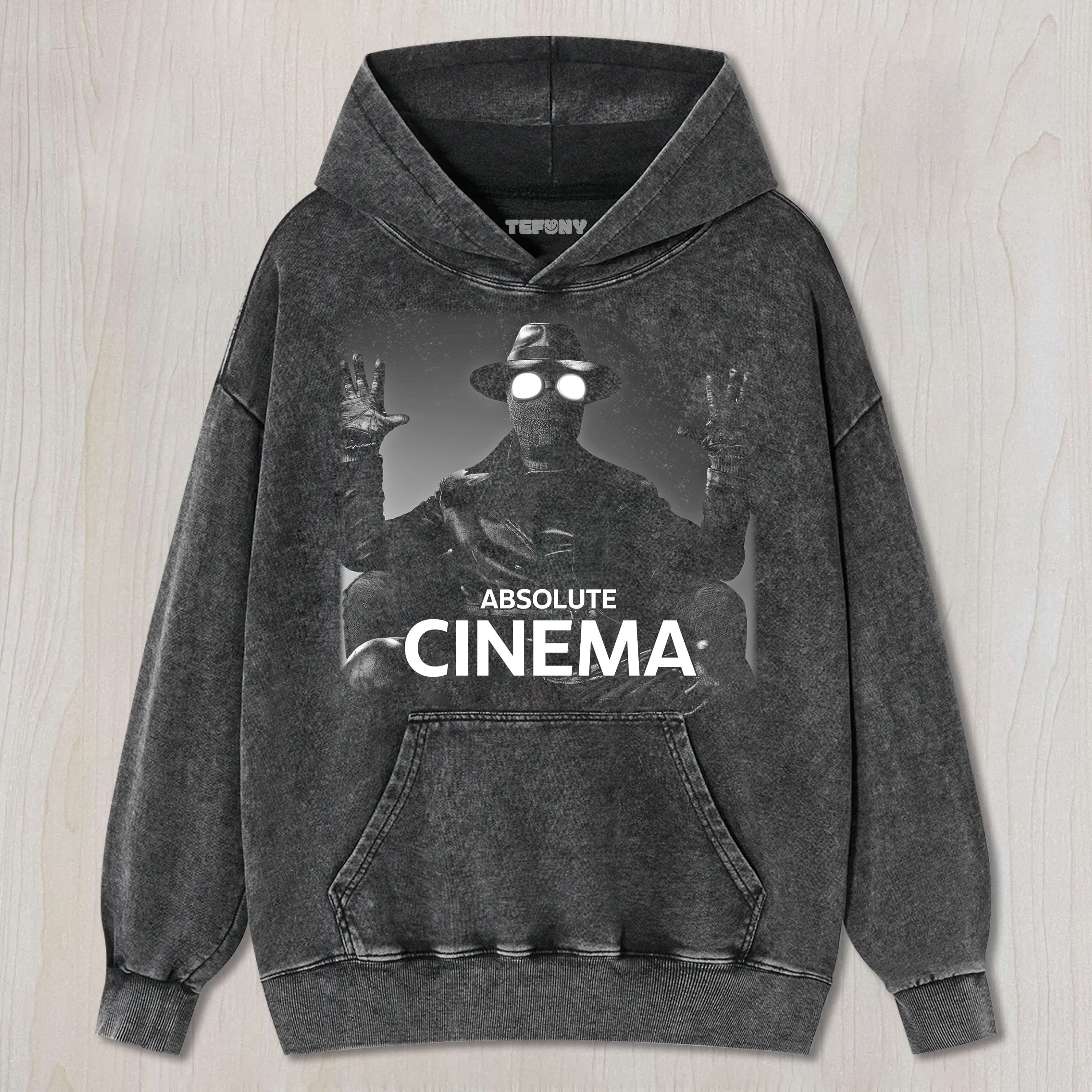 SPIDER-NOIR ABSOLUTE CINEMA UNISEX TEE, TANK TOP, LAYERED LS, SWEATSHIRT & HOODIE