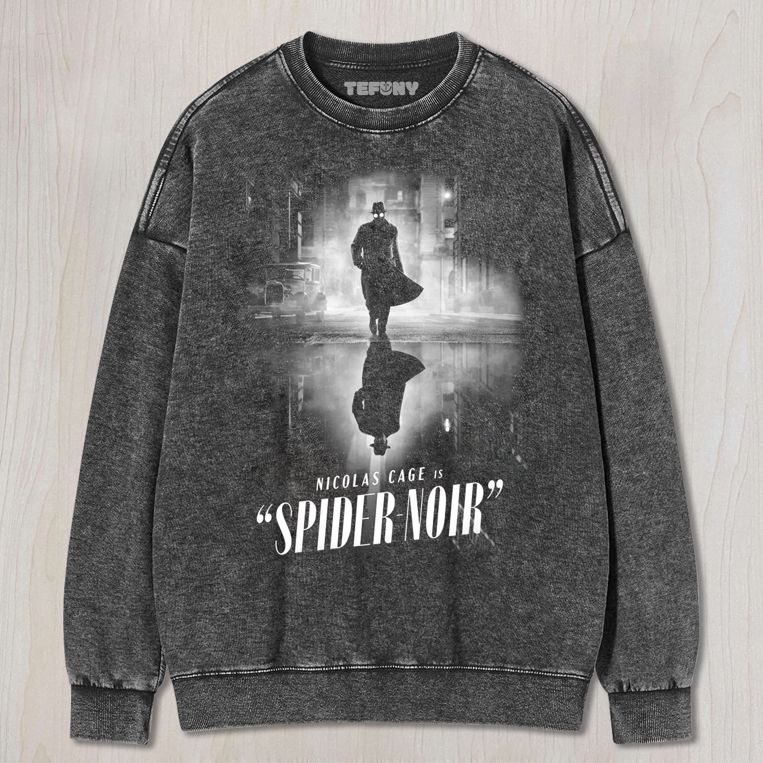 SPIDER-NOIR V16 UNISEX TEE, TANK TOP, LAYERED LS, SWEATSHIRT & HOODIE
