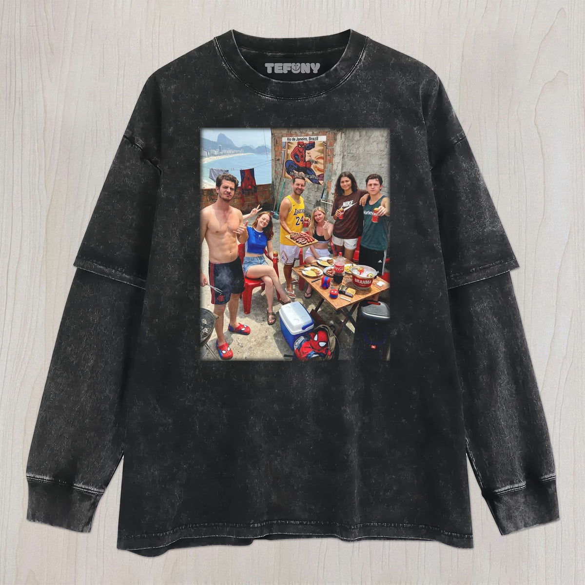 SPIDER GROUP PHOTO UNISEX TEE, TANK TOP, LAYERED LS, SWEATSHIRT & HOODIE
