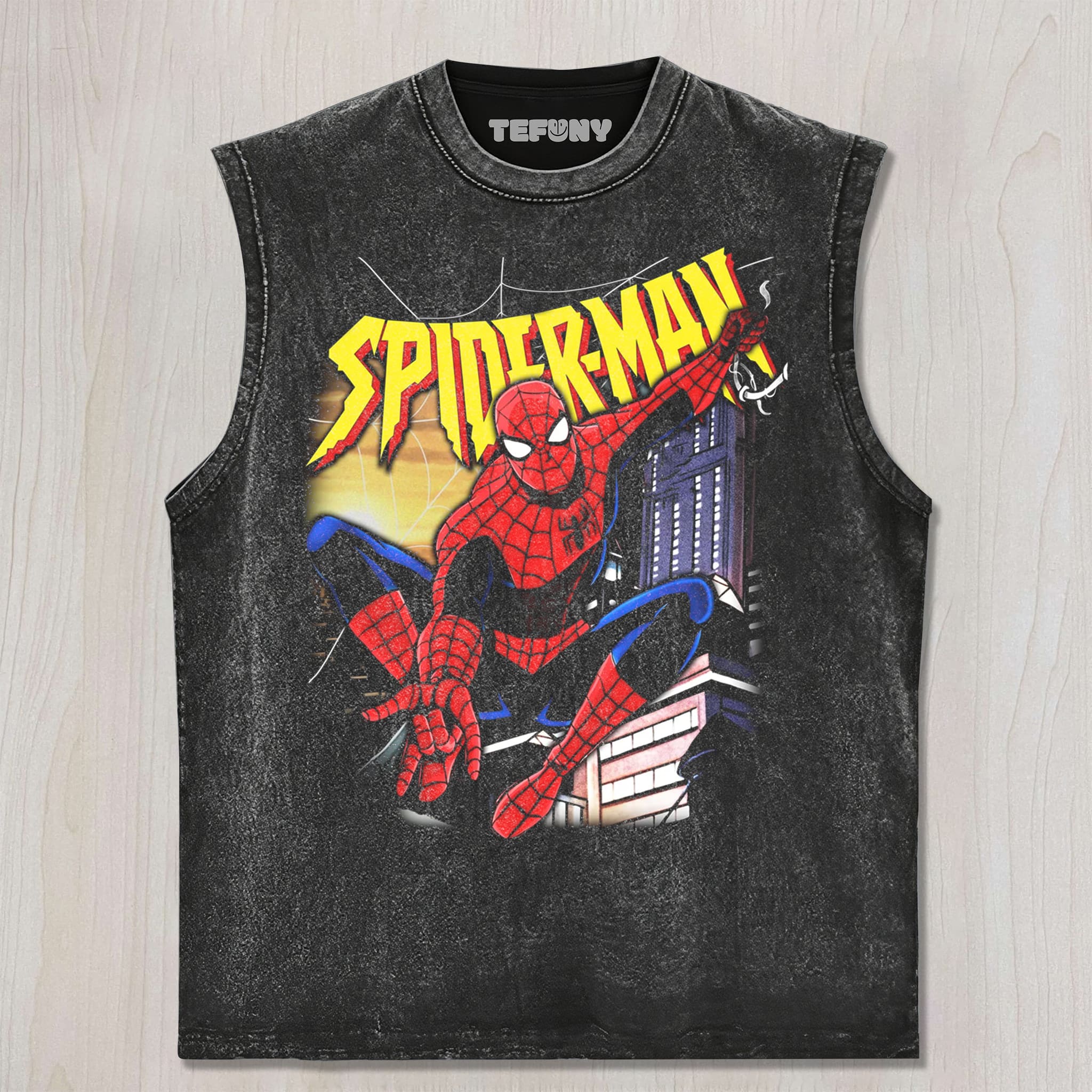 SPIDERMAN THE ANIMATED SERIES UNISEX TEE, TANK TOP, LAYERED LS, SWEATSHIRT & HOODIE