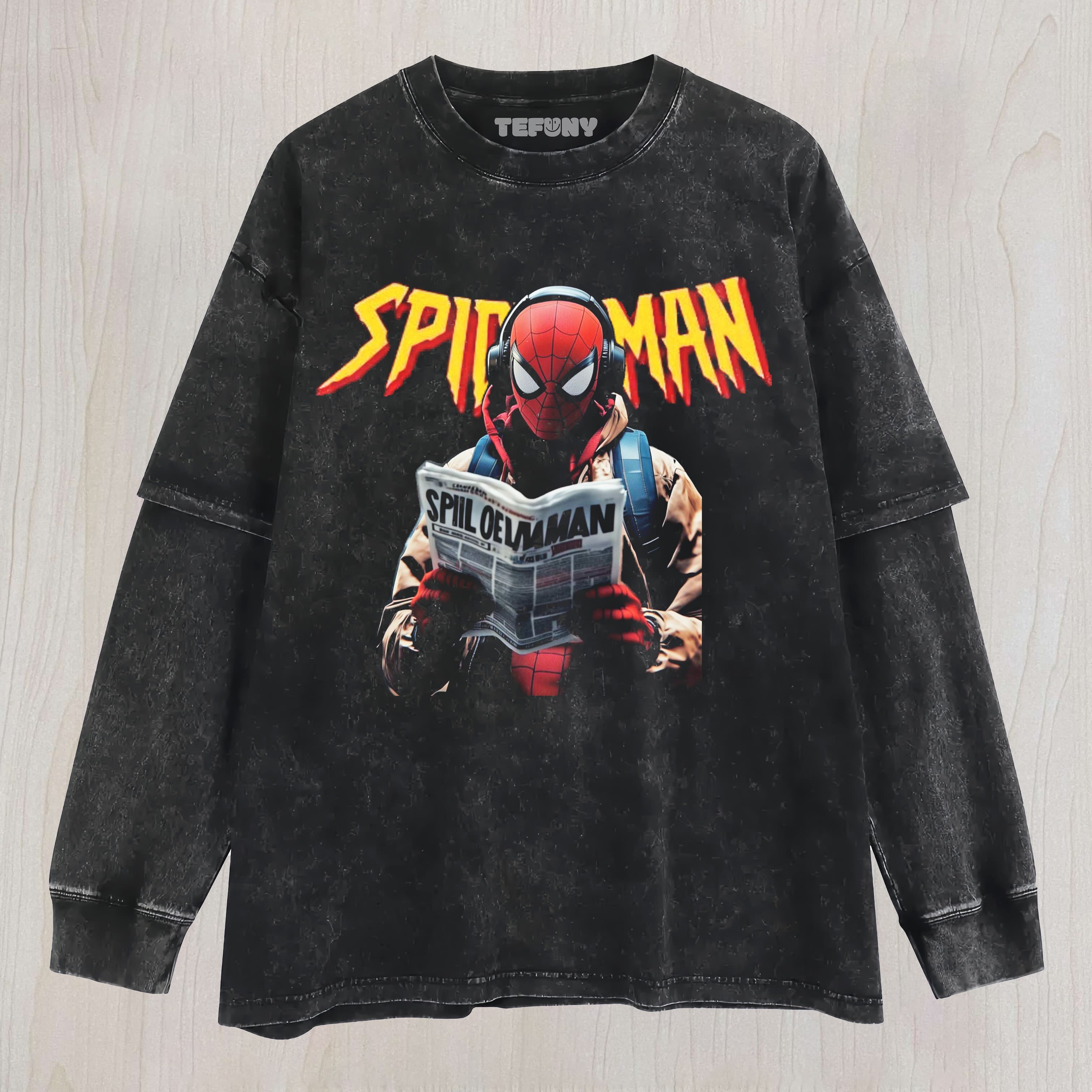 SPIDERMAN A1 LAYERED LONG SLEEVE