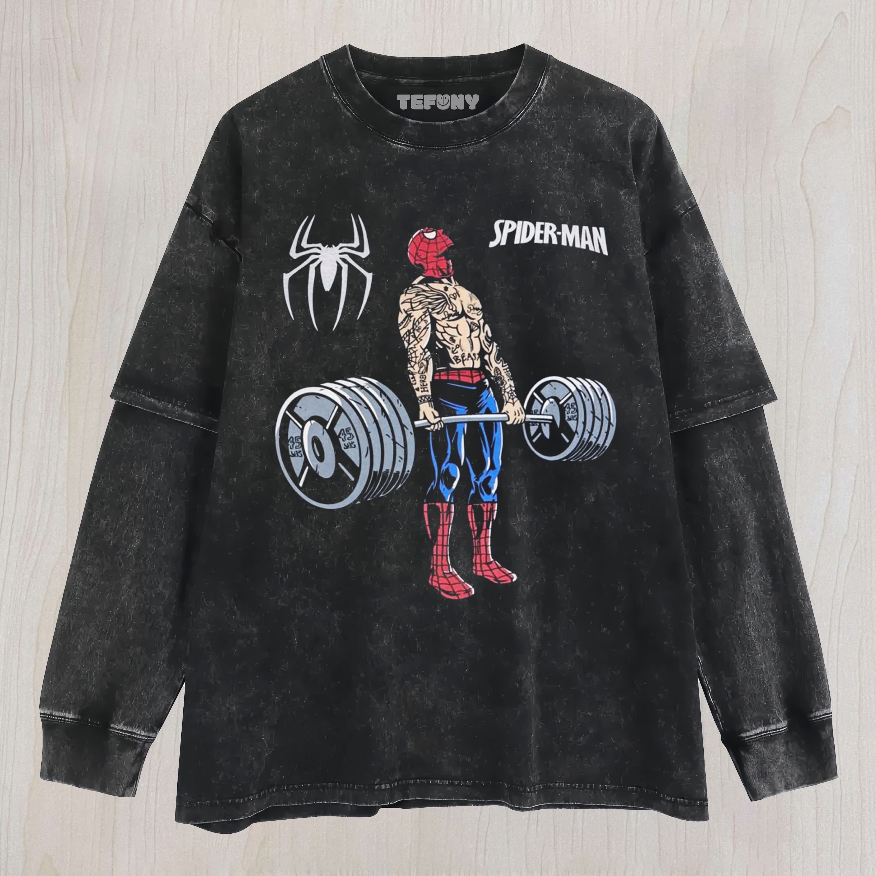 SPIDERMAN A2 LAYERED LONG SLEEVE