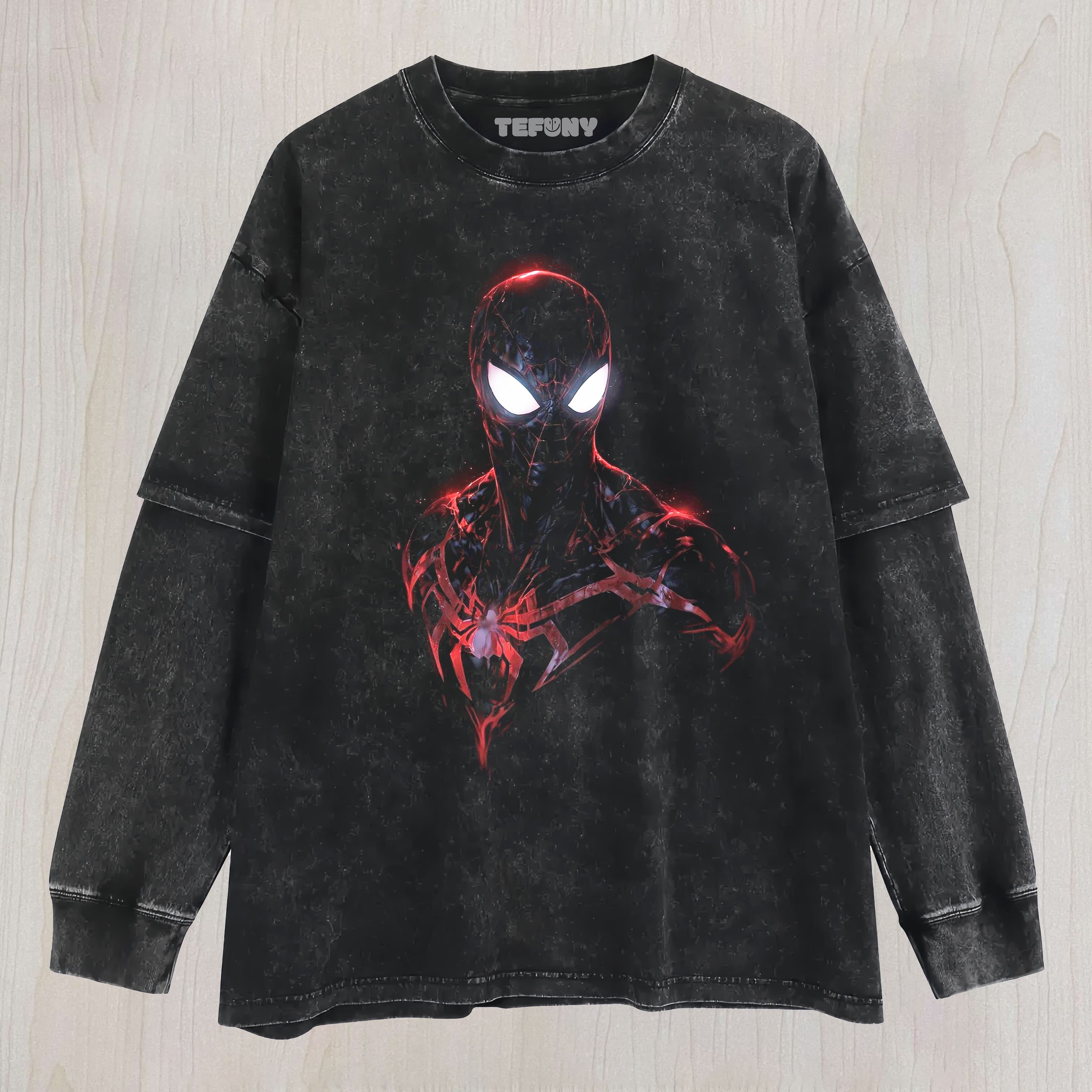 SPIDERMAN GAZE LAYERED LONG SLEEVE