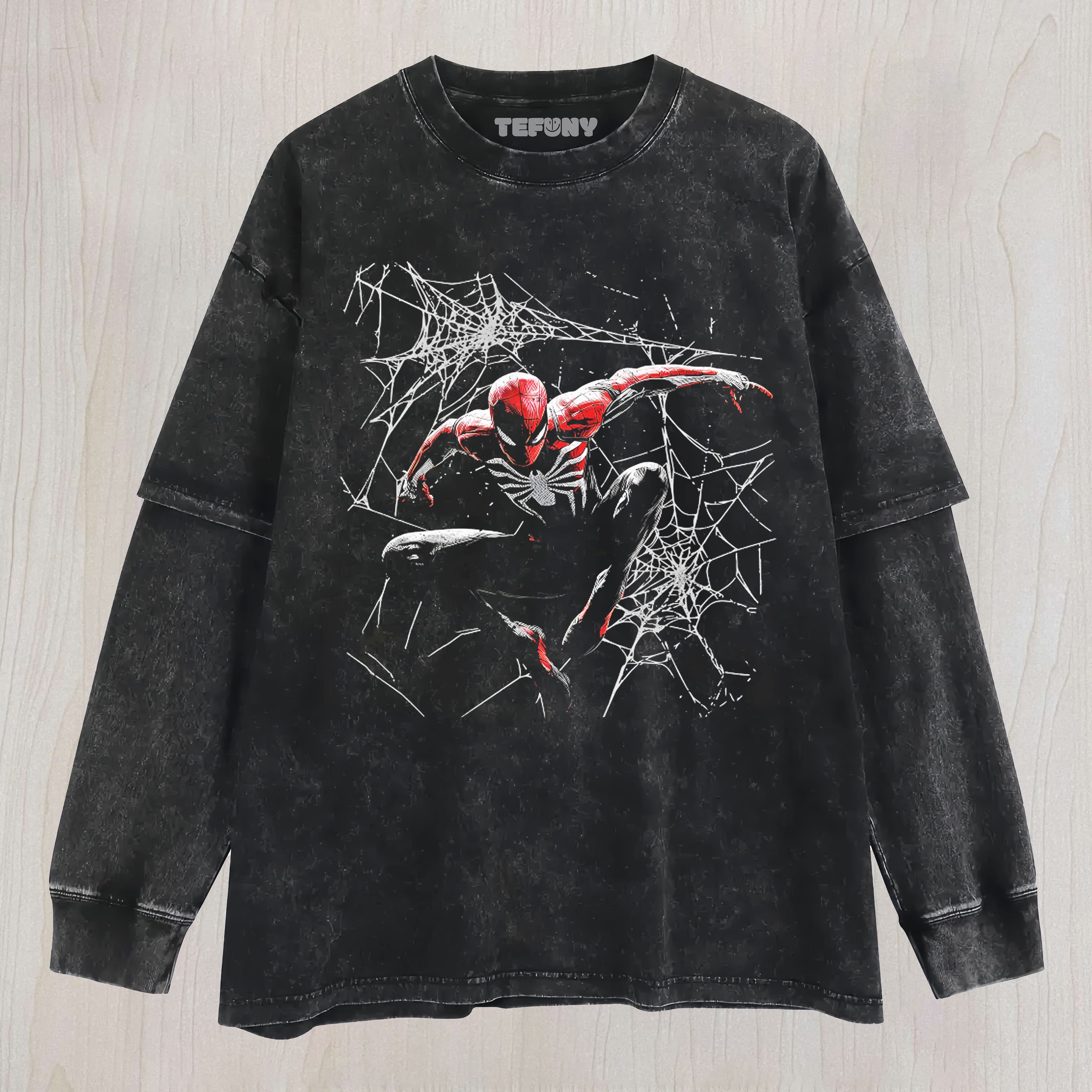 SPIDERMAN PETER LAYERED LONG SLEEVE