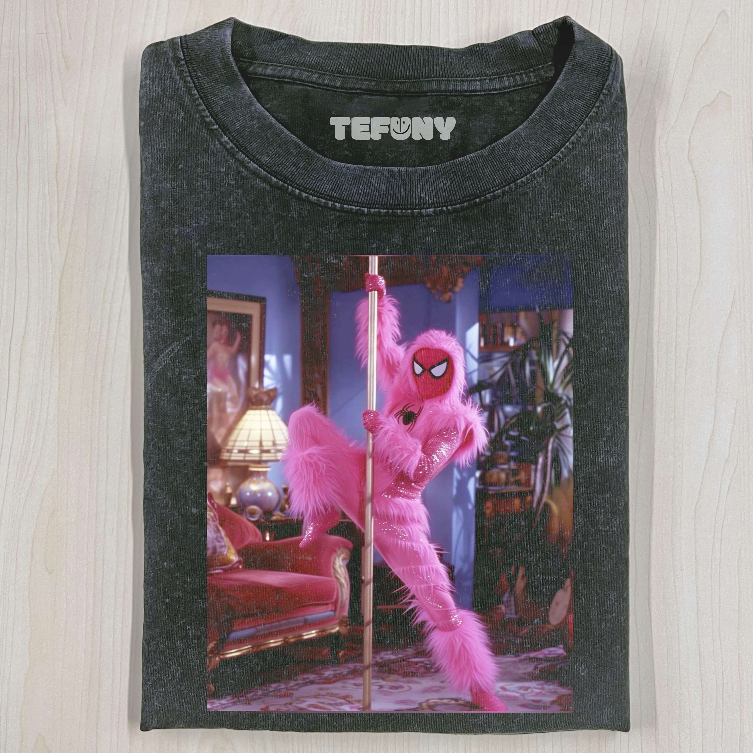 SPIDERMAN POLE DANCING T-SHIRT