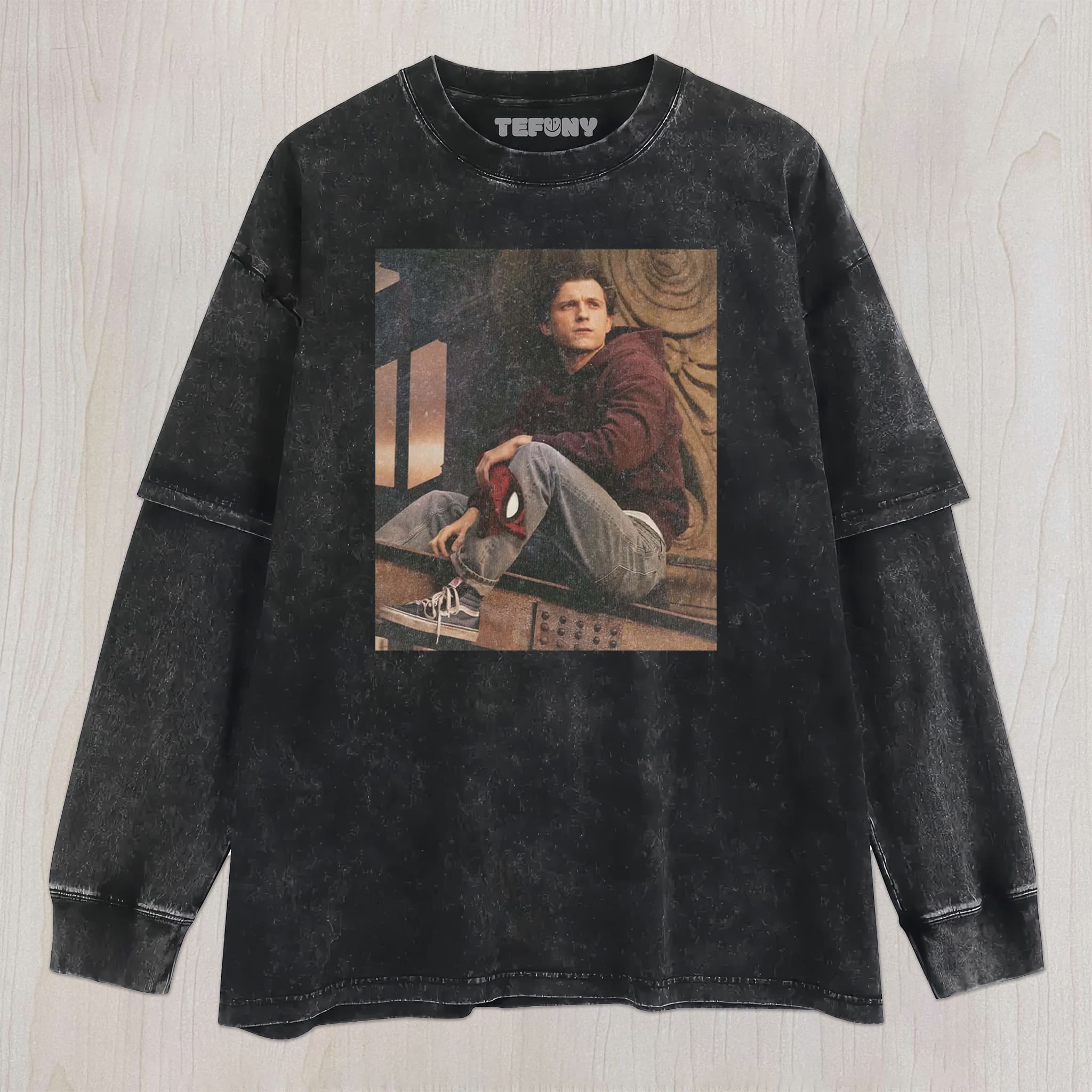 SPIDER SHADOW HERO GRAPHIC UNISEX TEE, TANK TOP, LAYERED LS, SWEATSHIRT & HOODIE