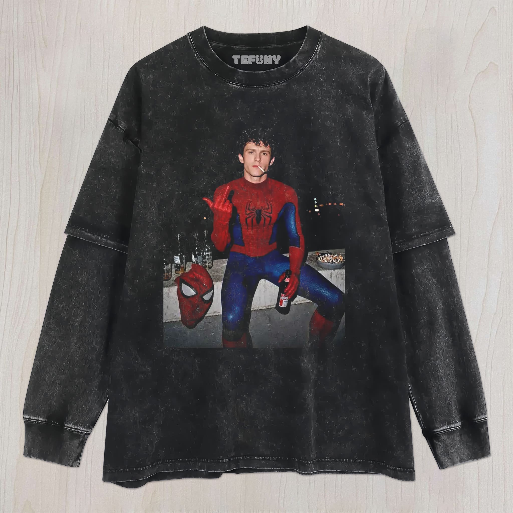 SPIDER SHADOW HERO V8 UNISEX TEE, TANK TOP, LAYERED LS, SWEATSHIRT & HOODIE