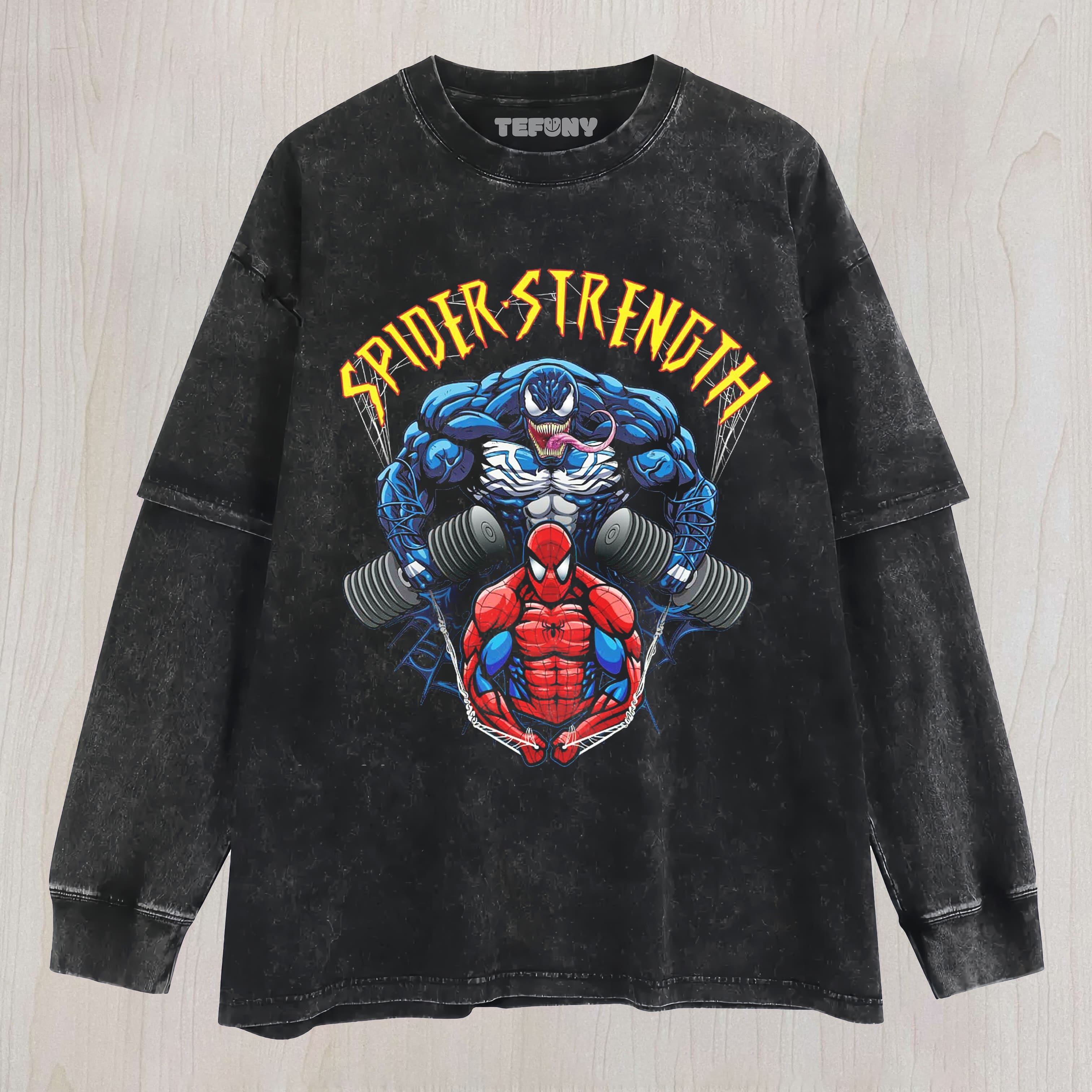 SPIDER STRENGTH(MV) LAYERED LONG SLEEVE