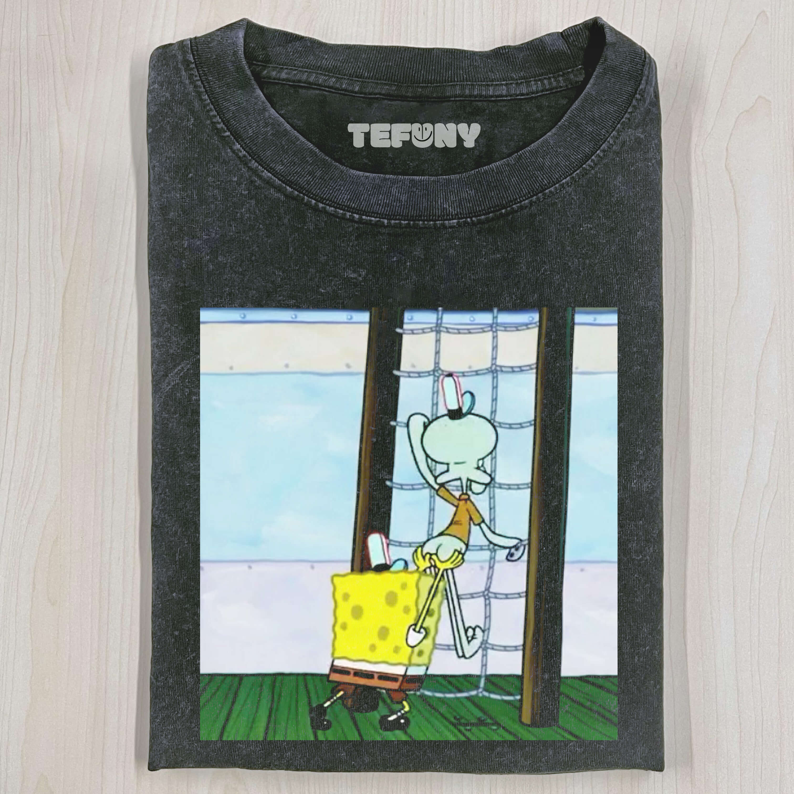 SPONGEBOB HOLDING SQUIDWARD'S BUTT T-SHIRT