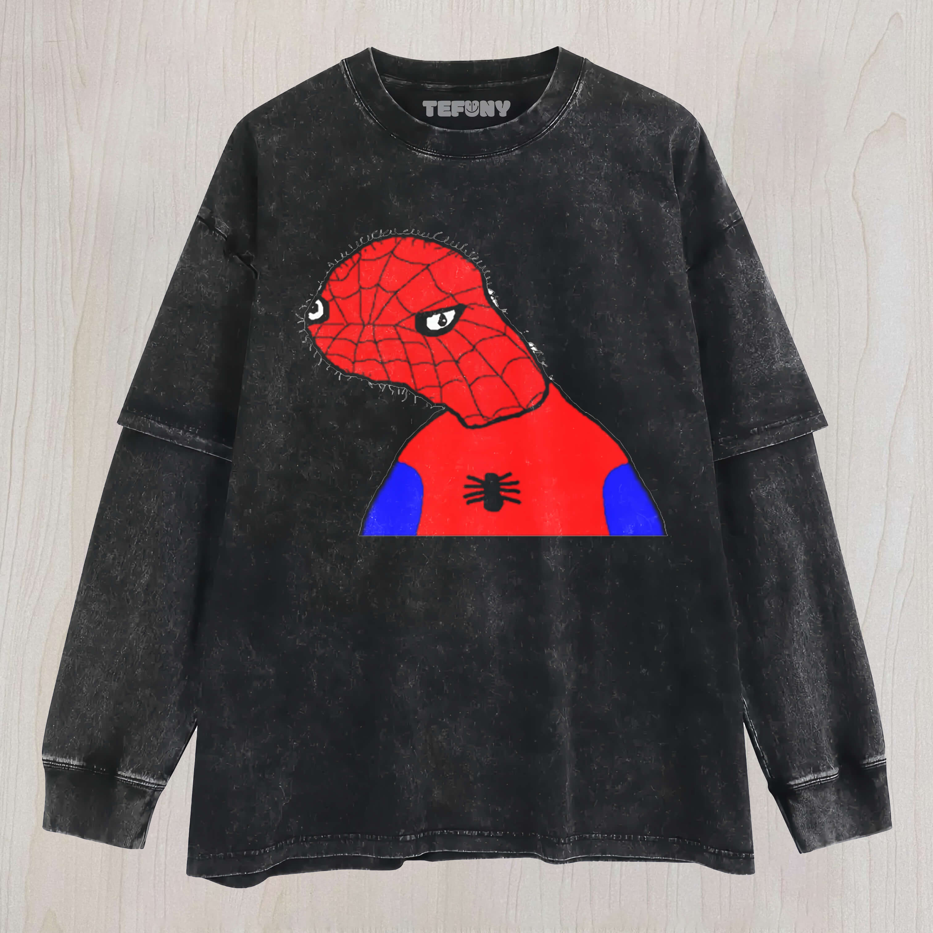 SPOODERMAN LAYERED LONG SLEEVE