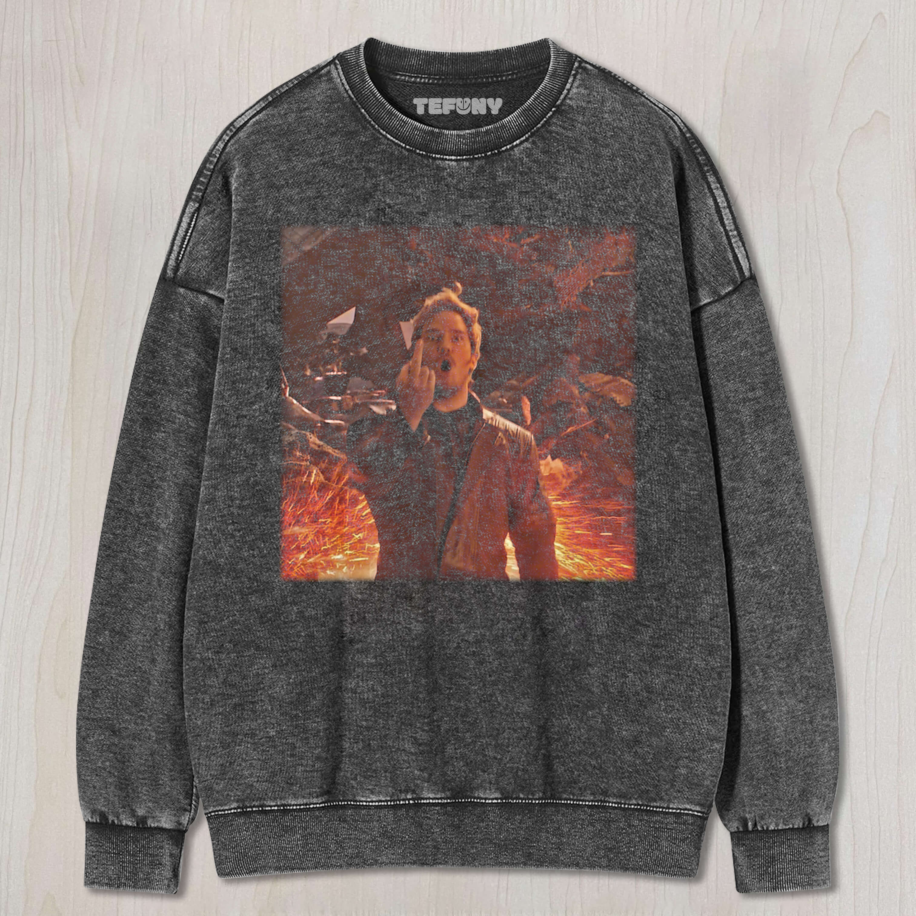 STAR-LORD GIVES THE MIDDLE FINGER T-SHIRT