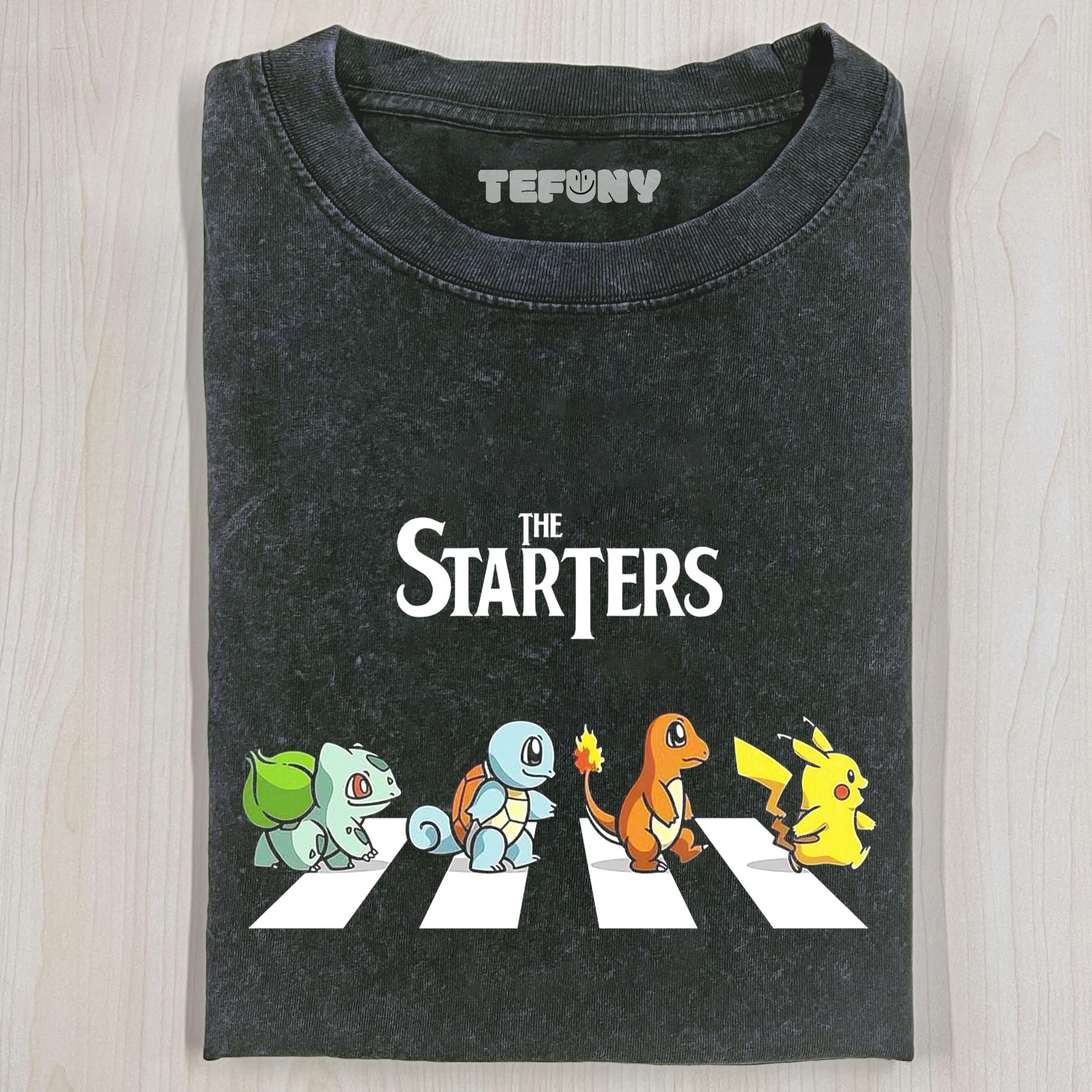 STARTER POKÉMON CROSSING THE ROAD T-SHIRT