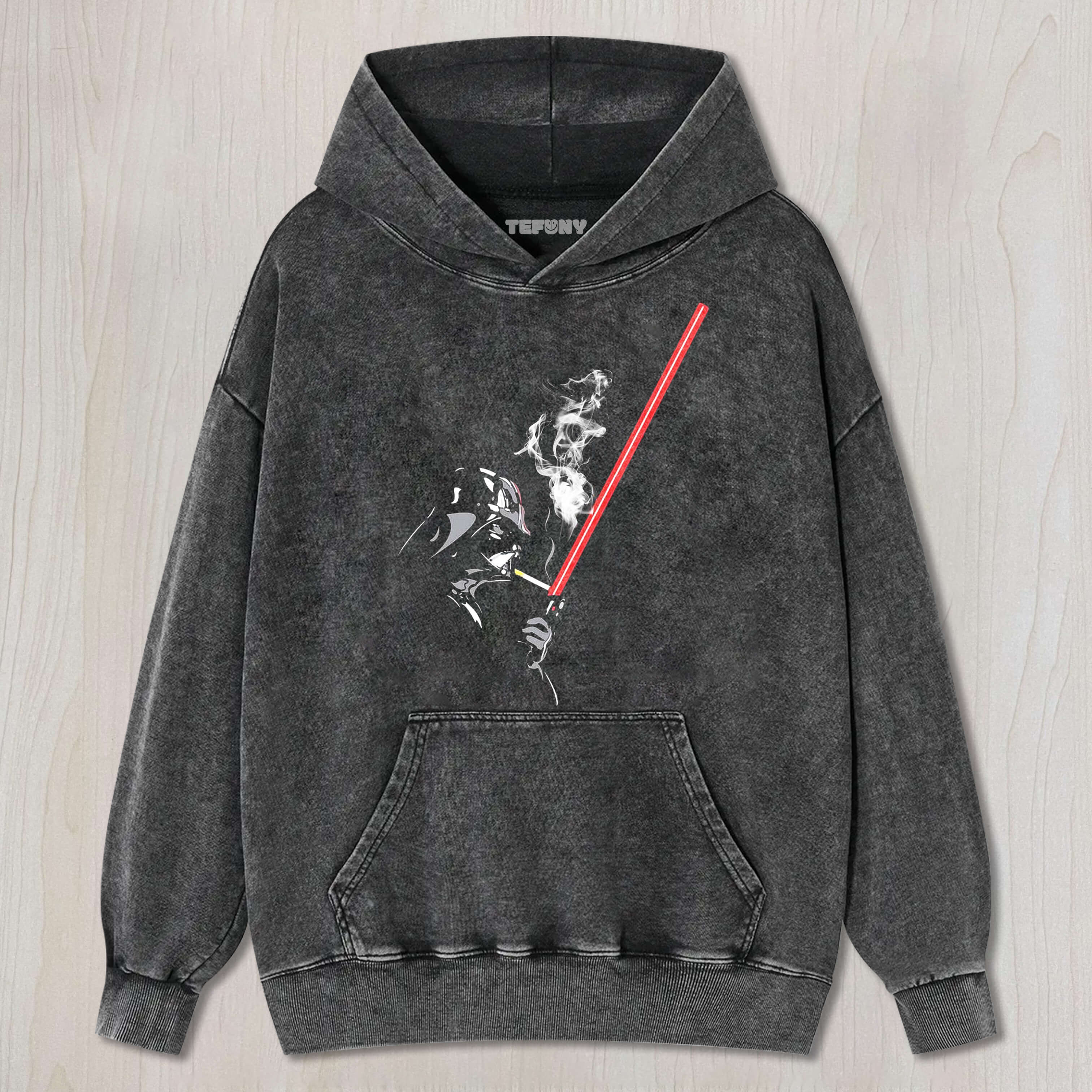STAR WARS LIGHTING A CIGARETTE WITH A LIGHTSABER TEE & SWEAT & HOOD