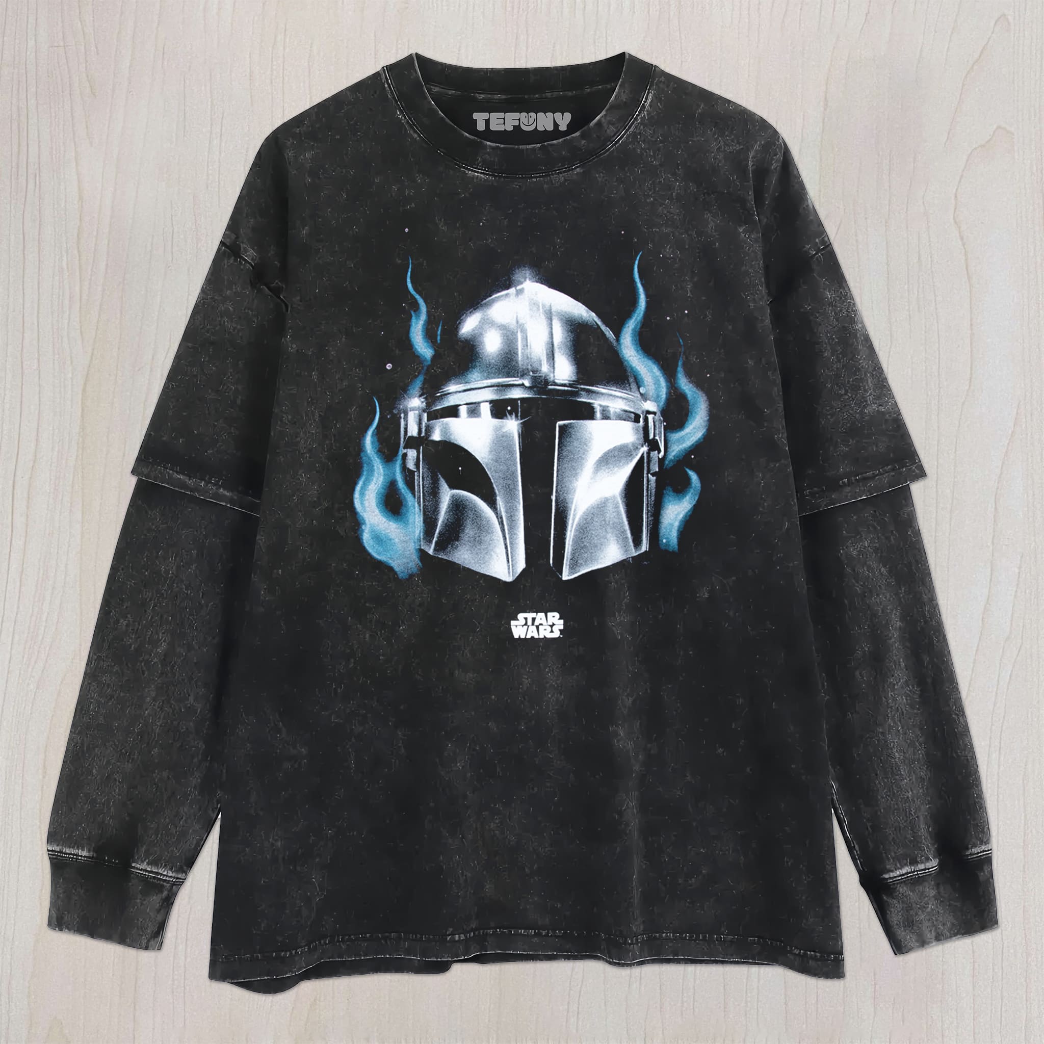 STAR WARS MANDALORIAN UNISEX TEE, TANK TOP, LAYERED LS, SWEATSHIRT & HOODIE