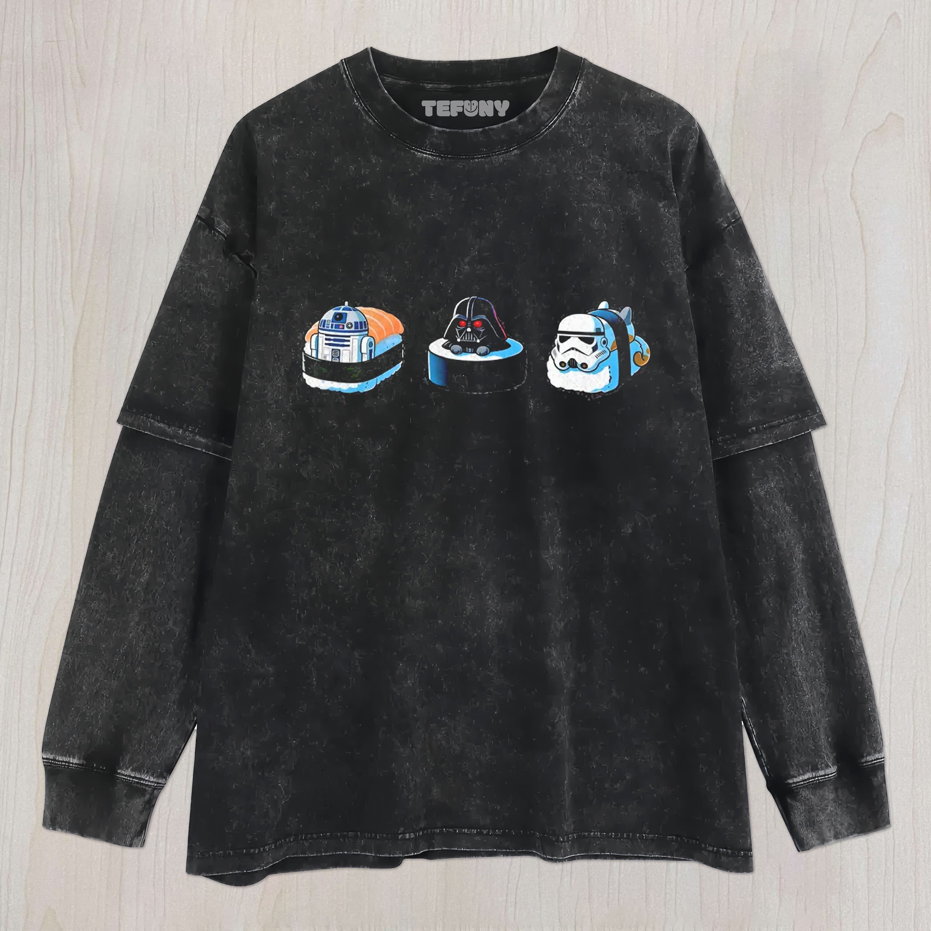 STAR WARS GALAXY ROLL TRIO UNISEX TEE, TANK TOP, LAYERED LS, SWEATSHIRT & HOODIE