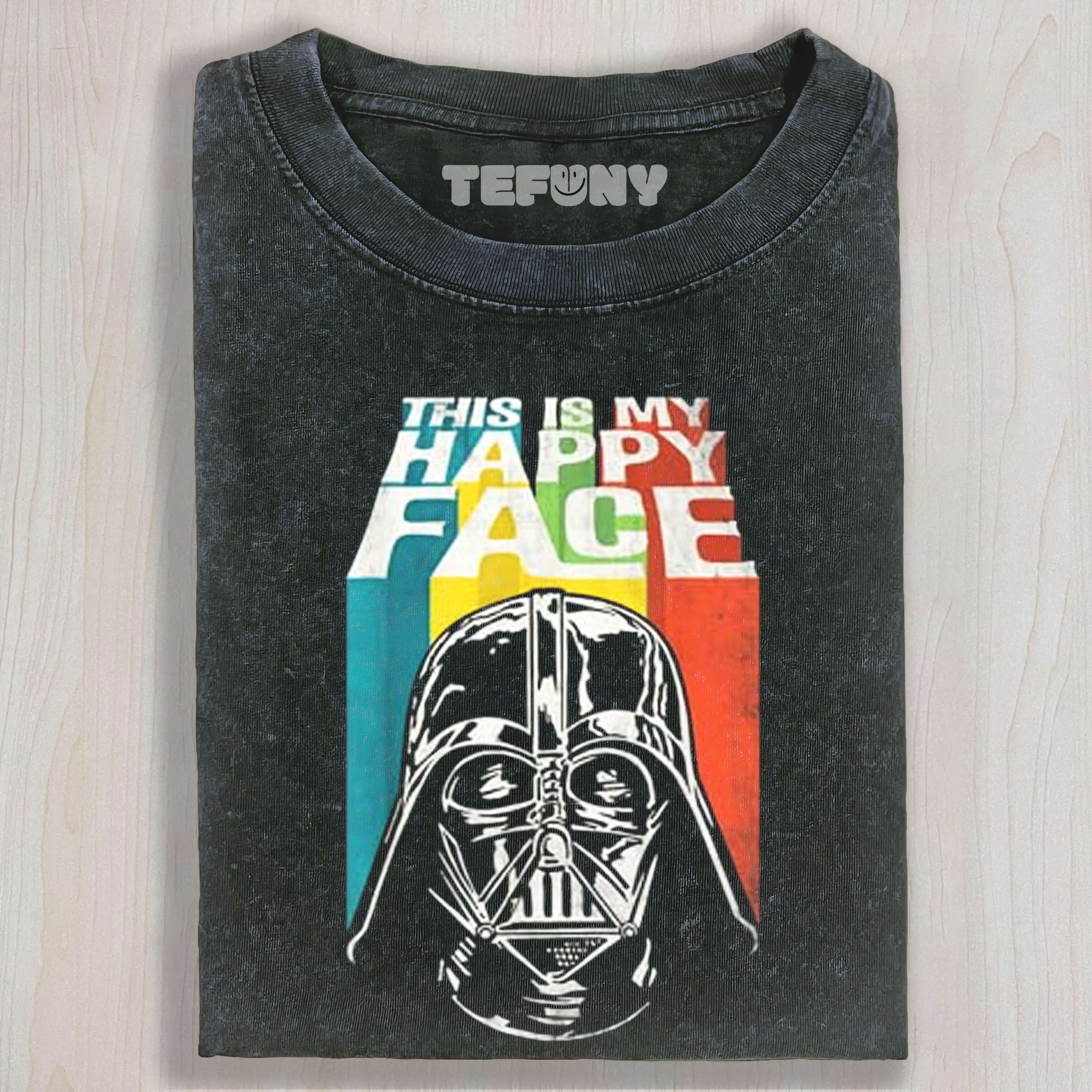 STAR WARS THIS IS MY HAPPY FACE UNISEX TEE, TANK TOP, LAYERED LS, SWEATSHIRT & HOODIE