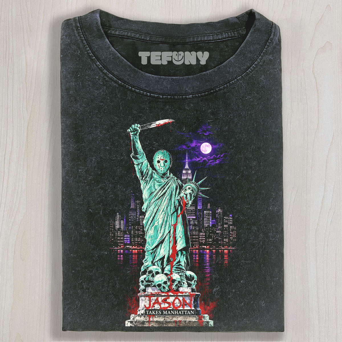 STATUE OF LIBERTY（JASON）UNISEX TEE, TANK TOP, LAYERED LS, SWEATSHIRT & HOODIE