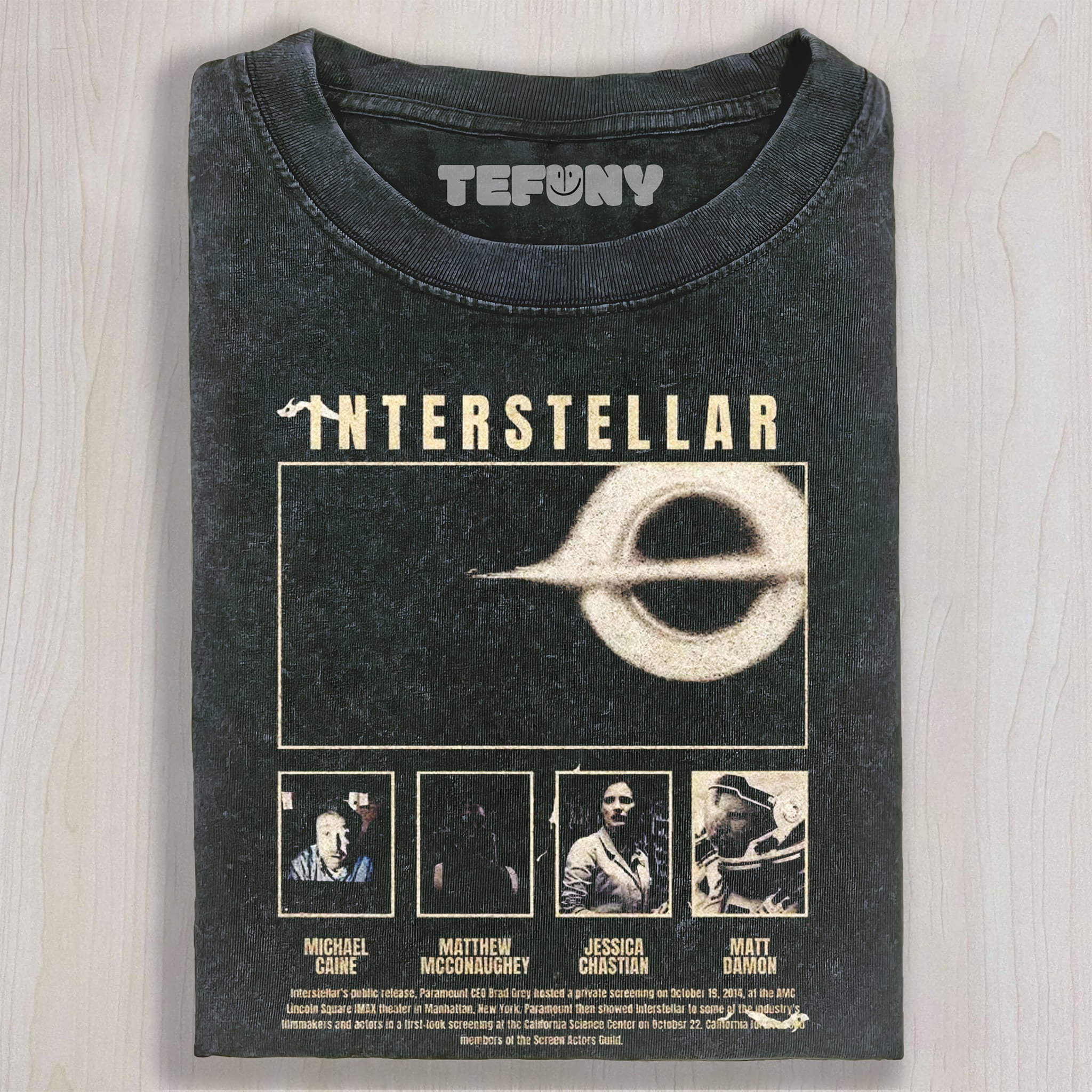 STELLAR FRONTIER VINTAGE WASHED SCI - FI MOVIE UNISEX TEE, TANK TOP, LAYERED LS, SWEATSHIRT & HOODIE
