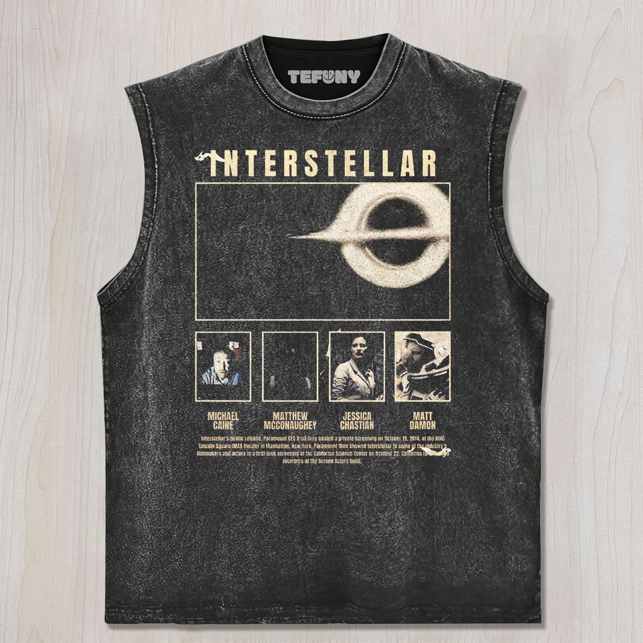 STELLAR FRONTIER VINTAGE WASHED SCI - FI MOVIE UNISEX TEE, TANK TOP, LAYERED LS, SWEATSHIRT & HOODIE