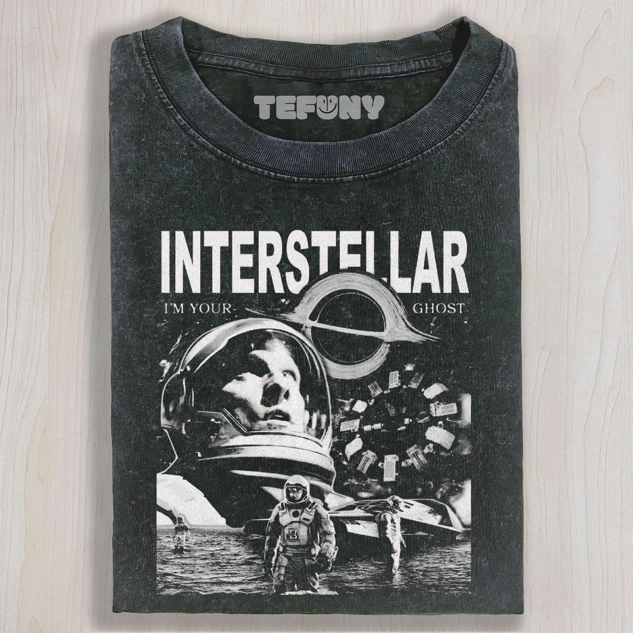 STELLAR FRONTIER VINTAGE WASHED SCI - FI MOVIE V1 UNISEX TEE, TANK TOP, LAYERED LS, SWEATSHIRT & HOODIE