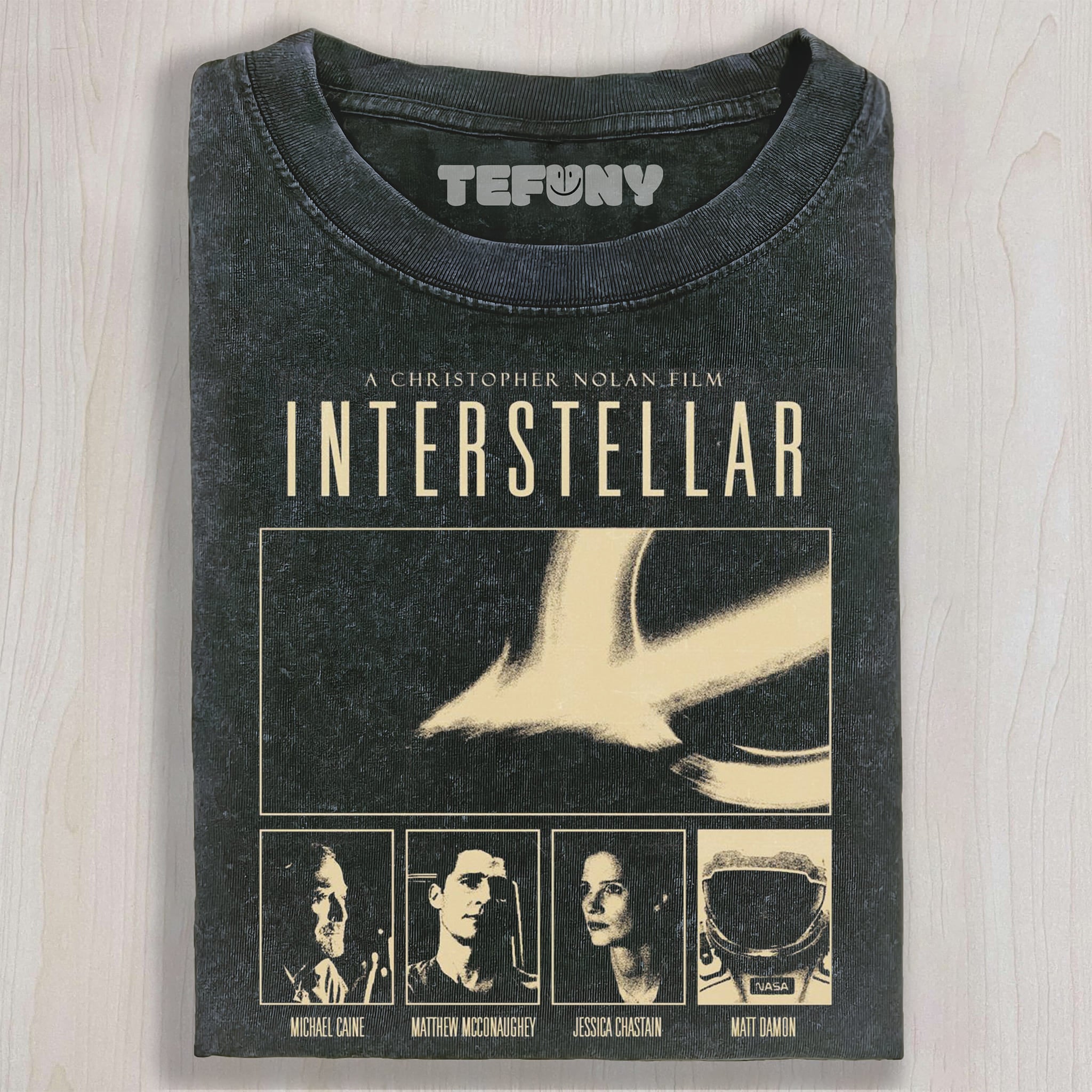 STELLAR FRONTIER VINTAGE WASHED SCI - FI MOVIE V3 UNISEX TEE, TANK TOP, LAYERED LS, SWEATSHIRT & HOODIE