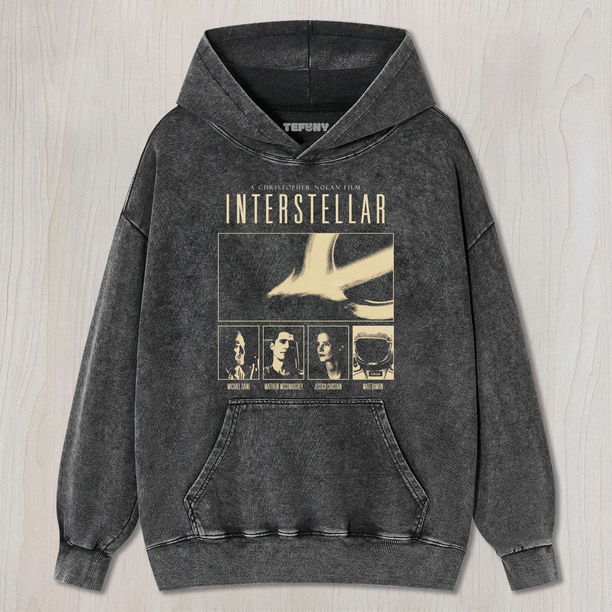 STELLAR FRONTIER VINTAGE WASHED SCI - FI MOVIE V3 UNISEX TEE, TANK TOP, LAYERED LS, SWEATSHIRT & HOODIE