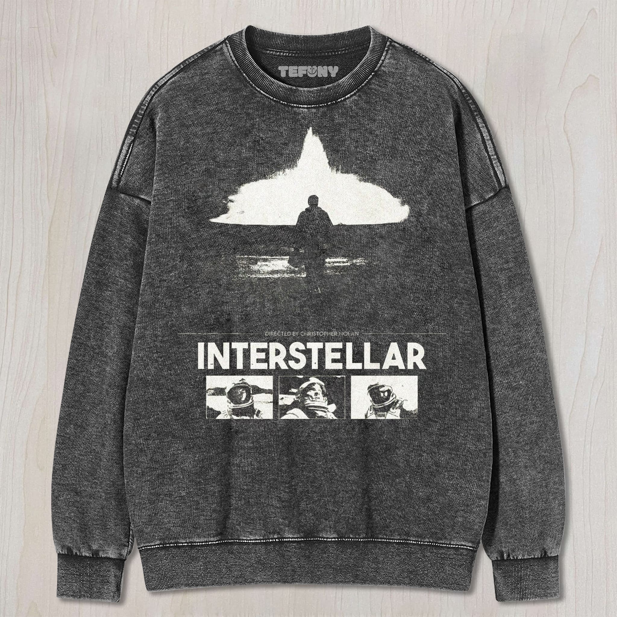 STELLAR FRONTIER VINTAGE WASHED SCI - FI MOVIE V4 UNISEX TEE, TANK TOP, LAYERED LS, SWEATSHIRT & HOODIE