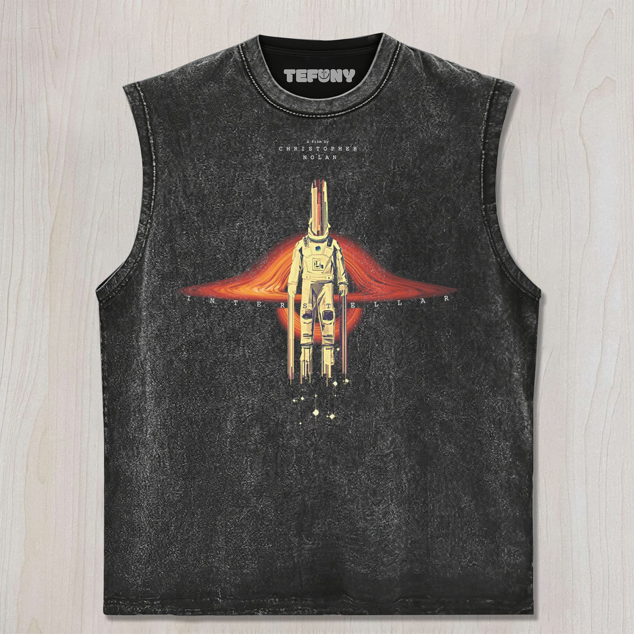 STELLAR FRONTIER VINTAGE WASHED SCI - FI MOVIE V5 UNISEX TEE, TANK TOP, LAYERED LS, SWEATSHIRT & HOODIE