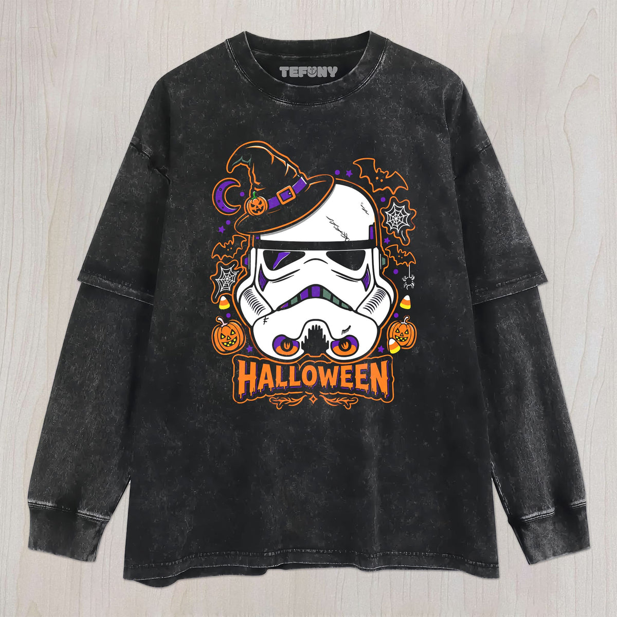 STORMTROOPER HALLOWEEN UNISEX TEE, TANK TOP, LAYERED LS, SWEATSHIRT & HOODIE