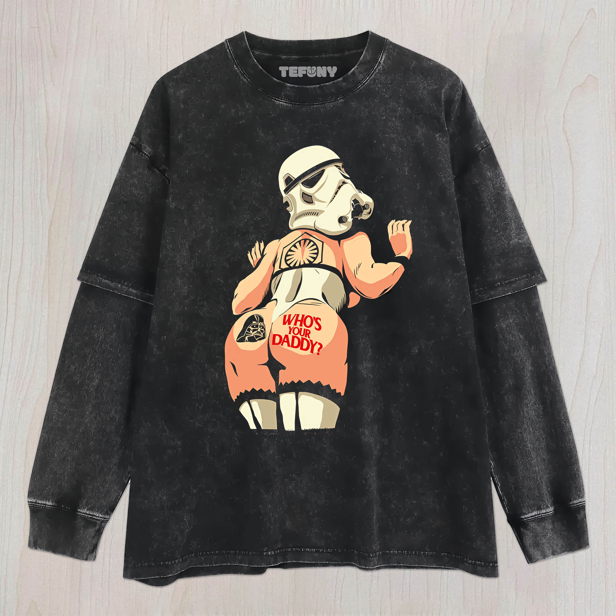 STORMTROOPER 'WHO IS YOUR DADDY' UNISEX TEE, TANK TOP, LAYERED LS, SWEATSHIRT & HOODIE