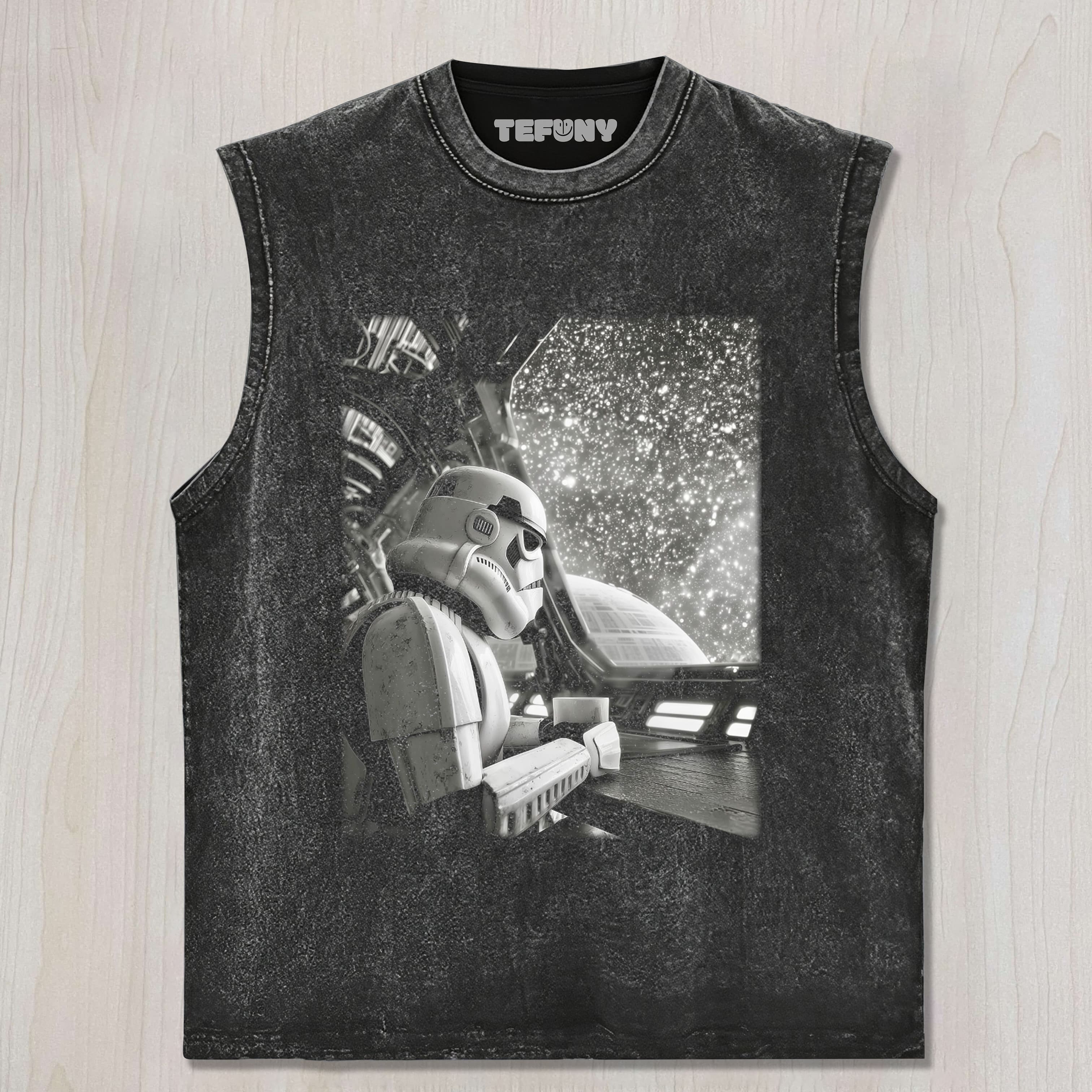 STORMTROOPER DRINKING COFFEE TEE & SWEAT & HOOD